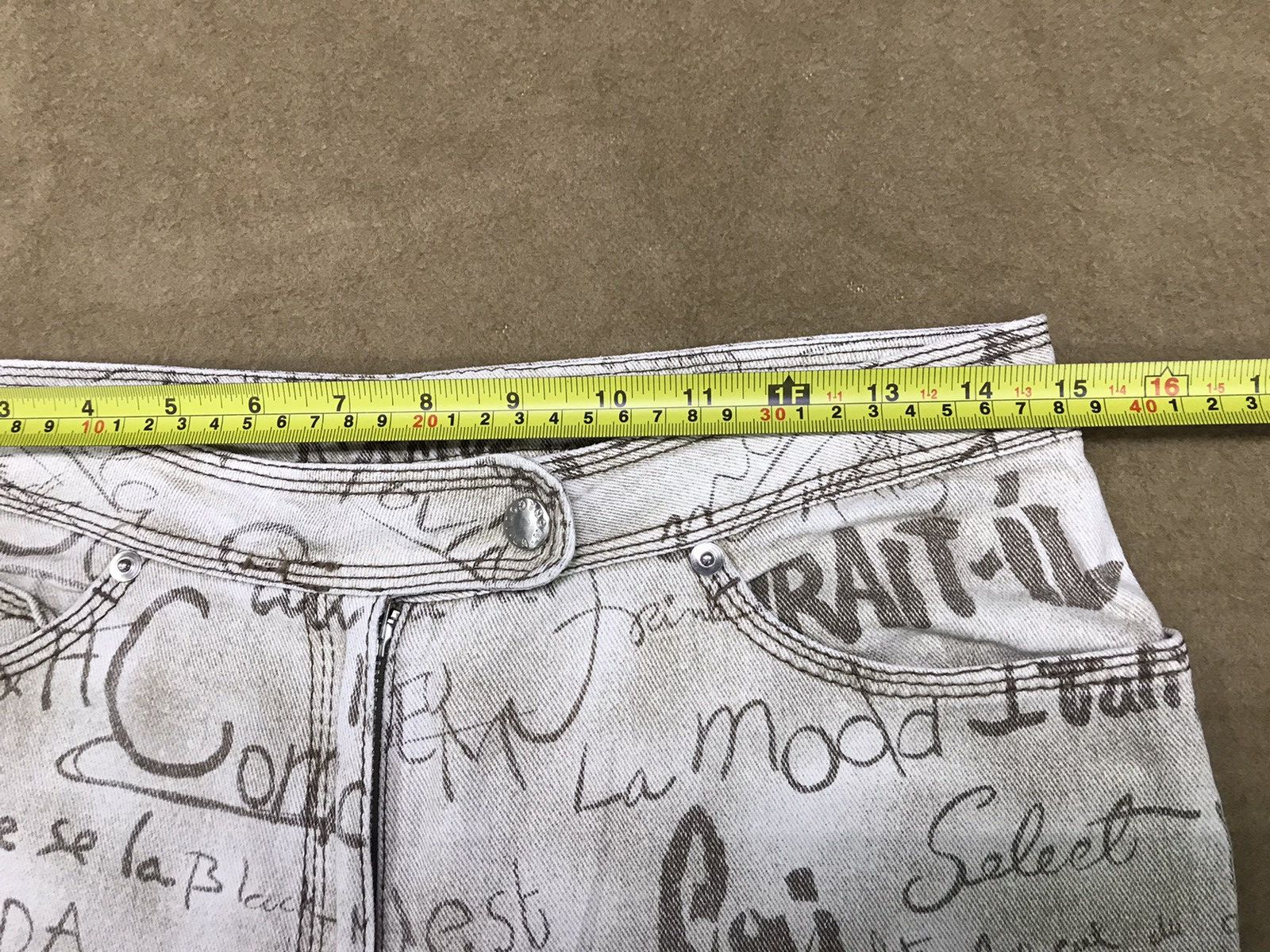 Designer × Japanese Brand Modagoji Over Print Art Bootcut Pants Size US 30 / EU 46 - 6 Thumbnail