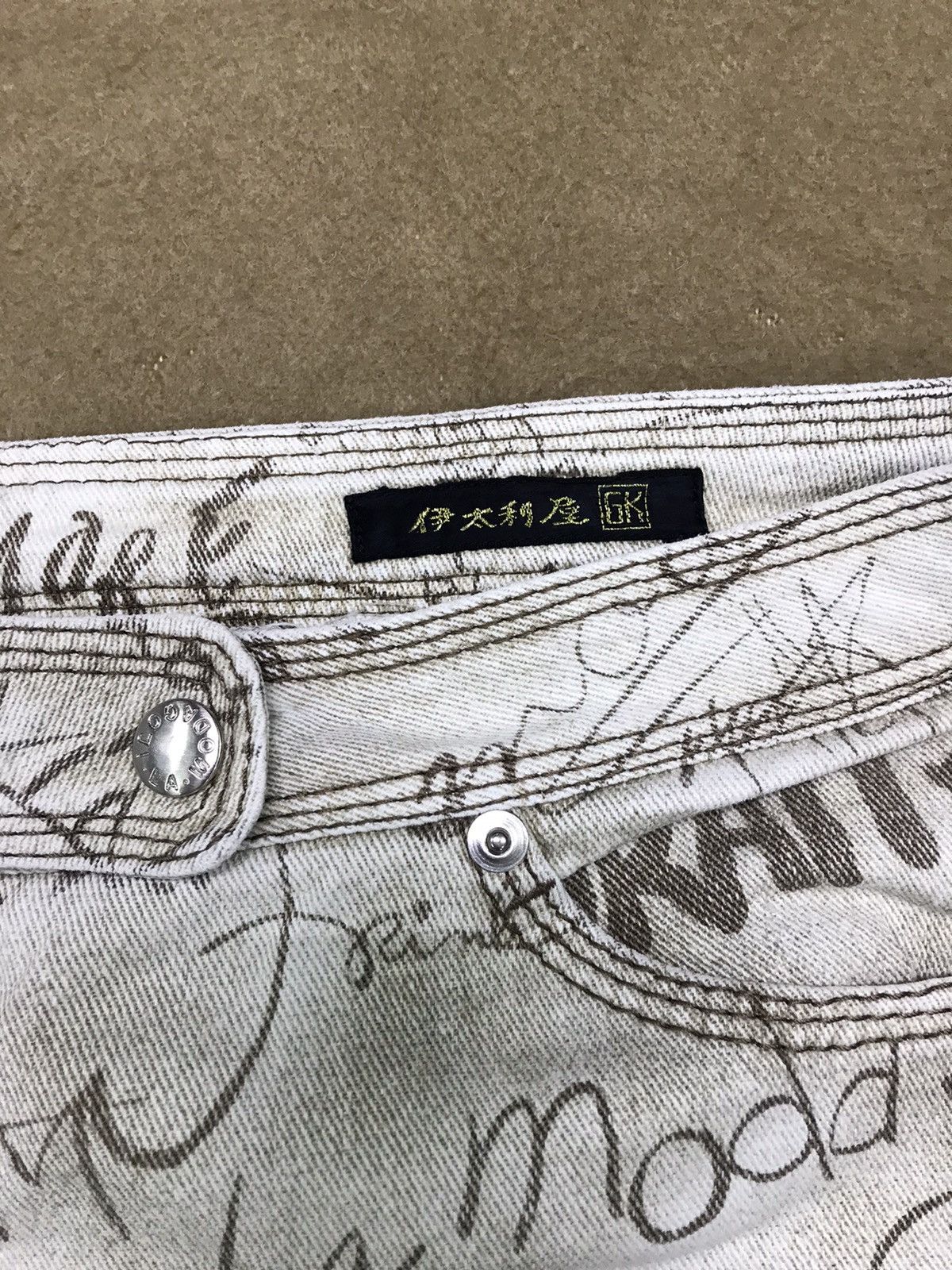 Designer × Japanese Brand Modagoji Over Print Art Bootcut Pants Size US 30 / EU 46 - 3 Thumbnail