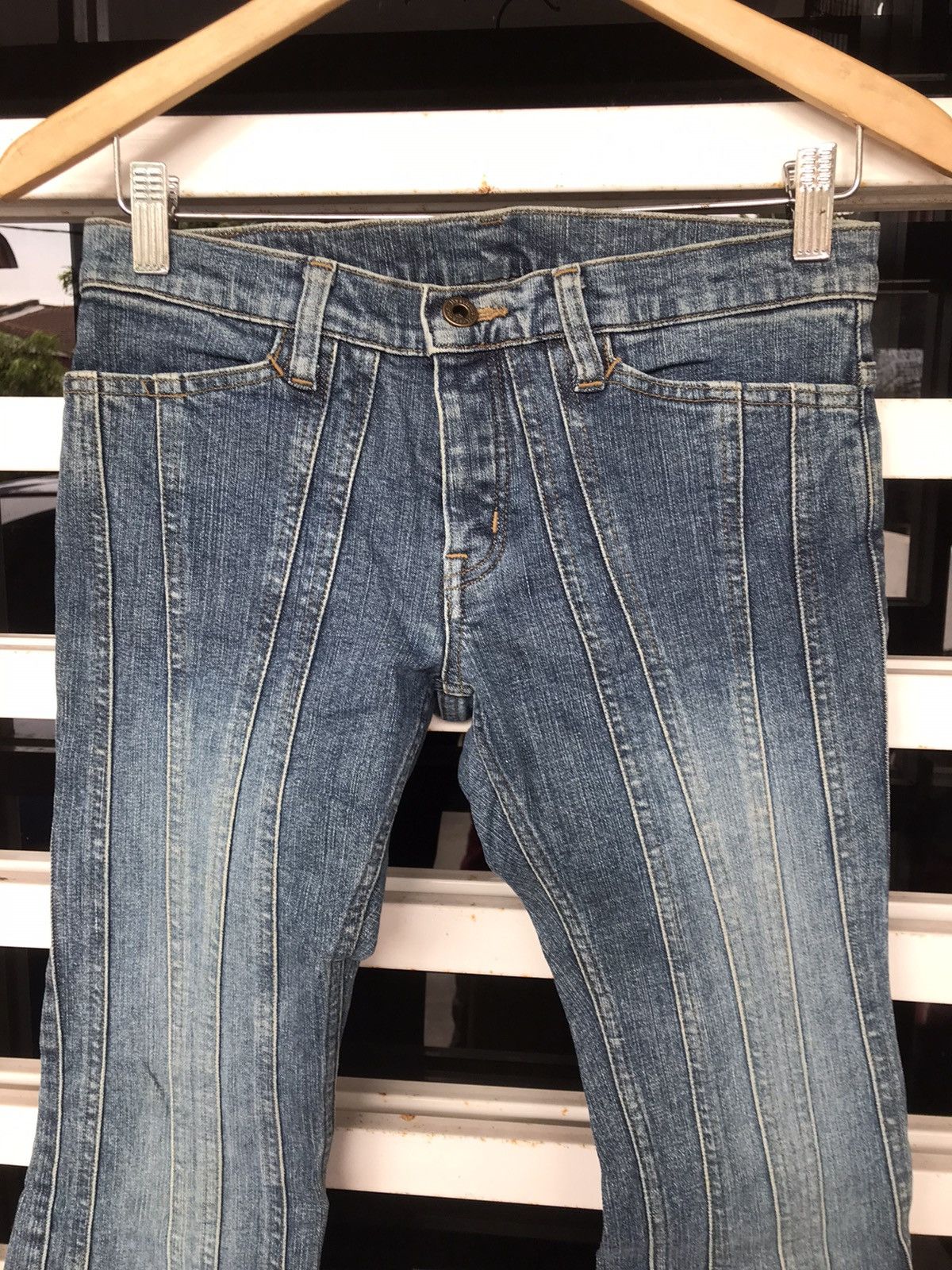 Hysteric Glamour × Japanese Brand Hysteric Glamour Bootcut Denim Women’s Size 29" - 3 Thumbnail