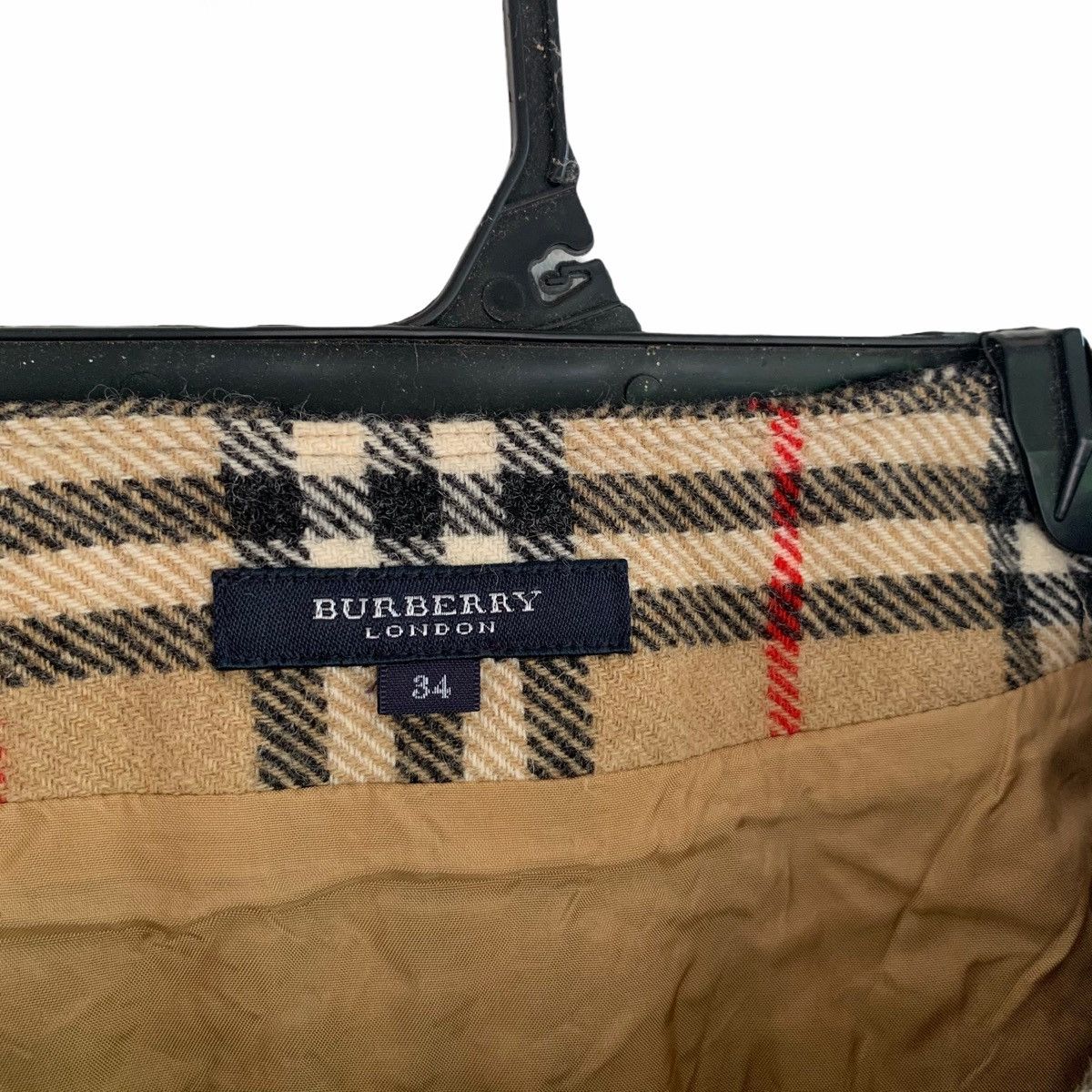 Burberry Burberry London Nova Check Wool Skirt Size 26" / US 2 / IT 38 - 5 Thumbnail