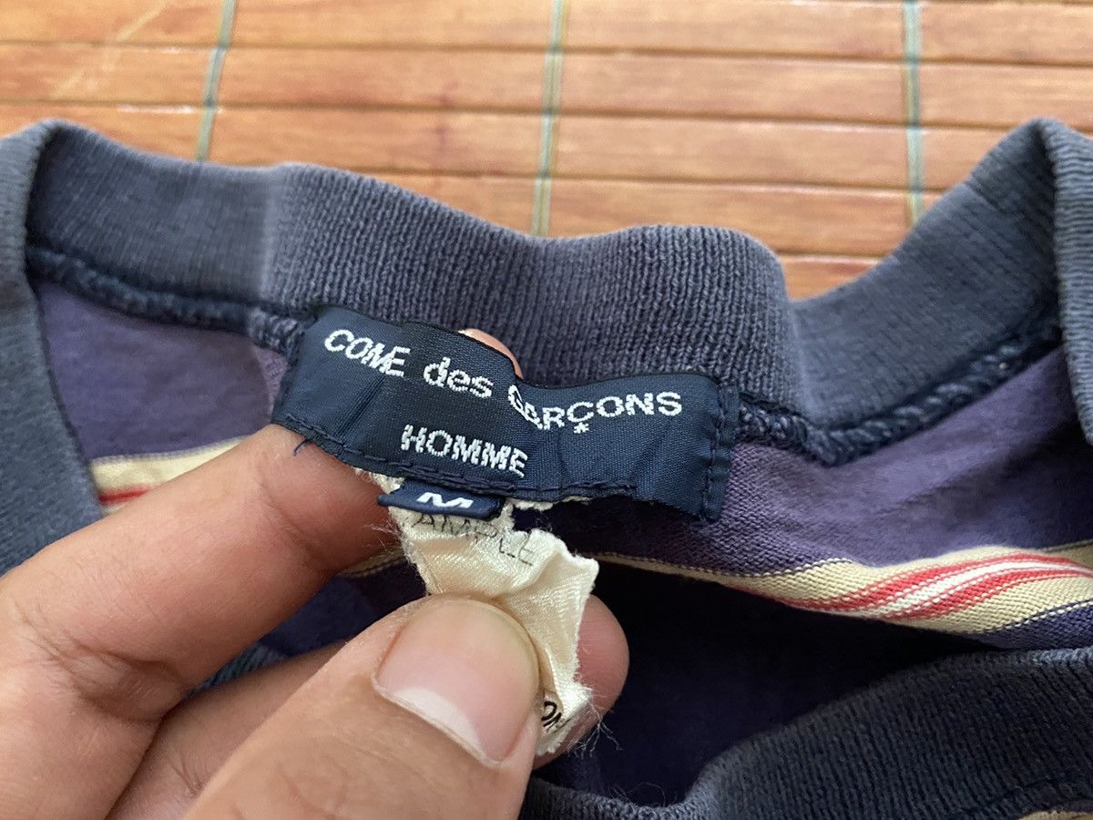 Archive 90s Comme des garcon striped homme shirt