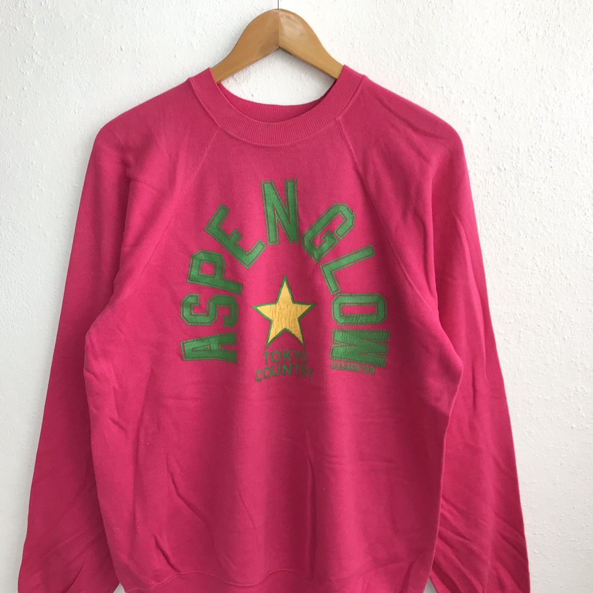 Vintage Vintage80s Aspen Glow Sweatshirt Big Spellout Tokyo County Size US M / EU 48-50 / 2 - 3 Thumbnail