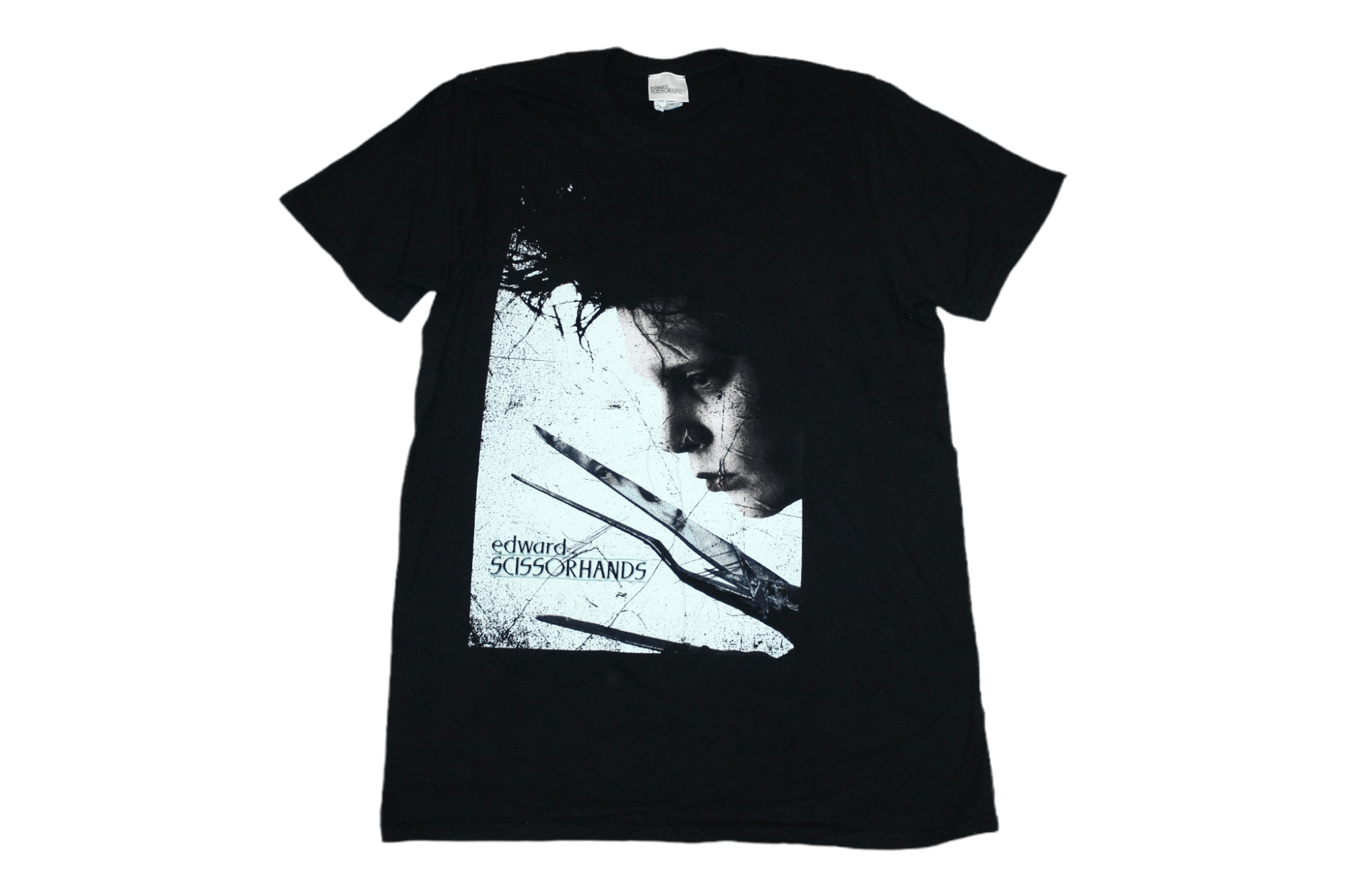 image of Movie Edward Scissorhands Graphic T-Shirt in Black, Men's (Size Medium)