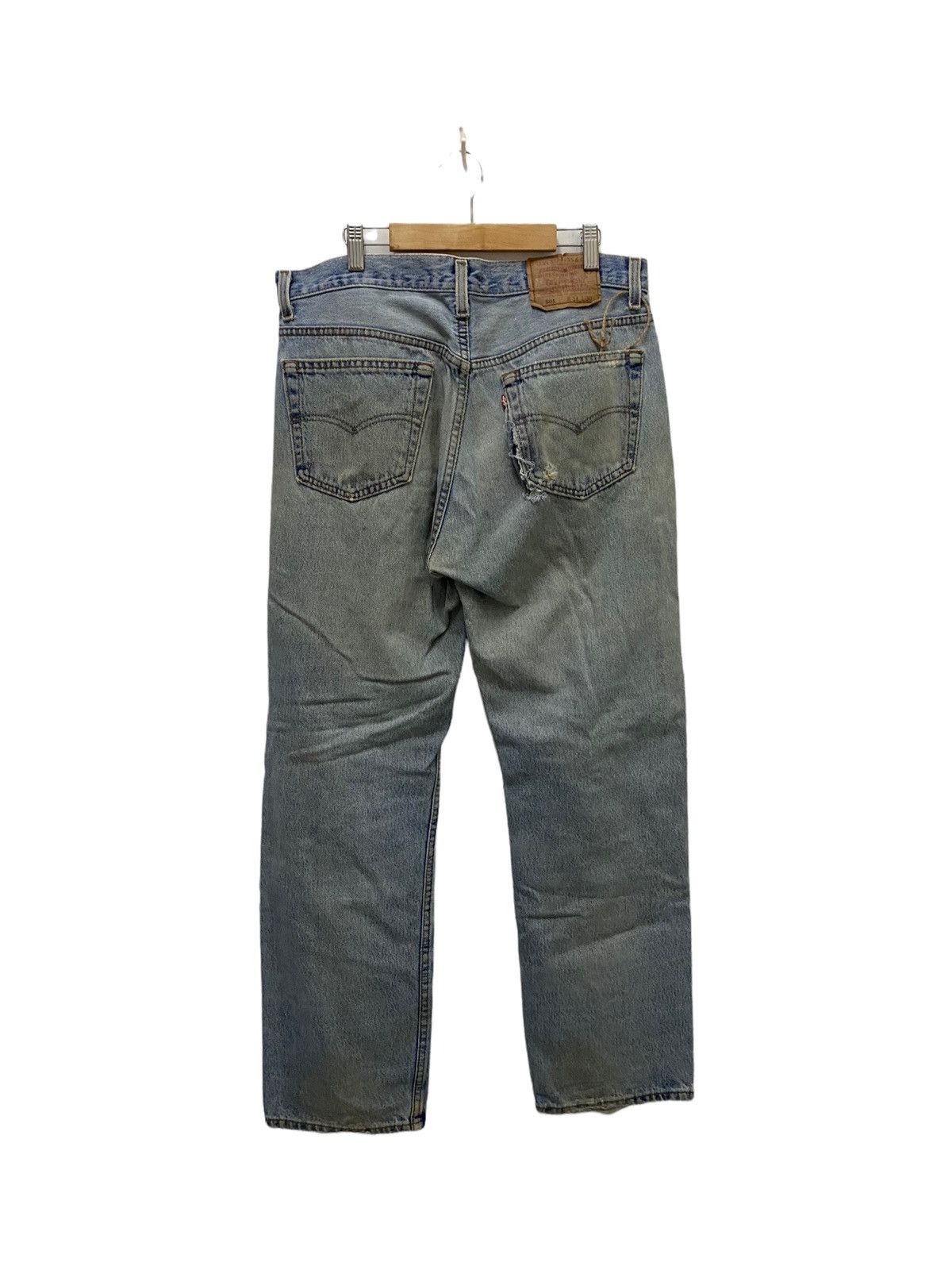 Levi's × Vintage Vintage Levi's 501 Distressed Jeans Size US 32 / EU 48 - 6 Thumbnail