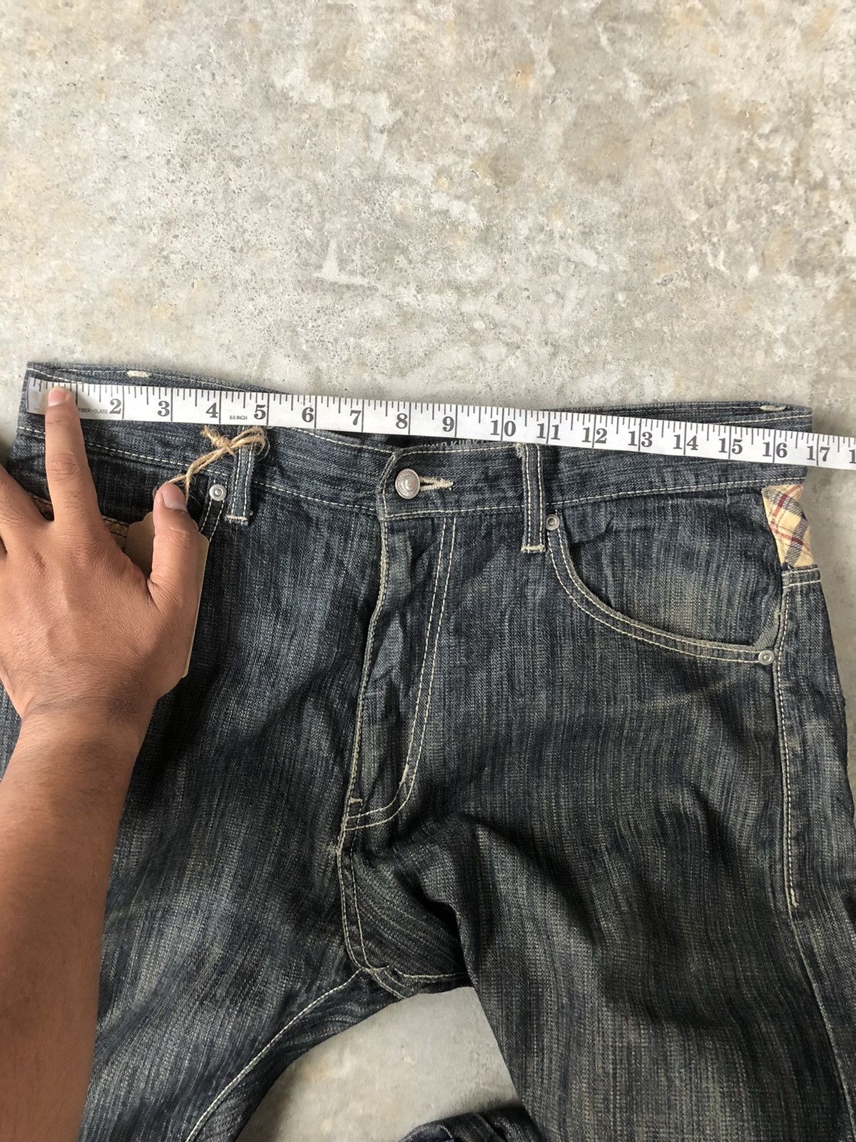 Japanese Brand Japanese Wild Khakis Blanket Navajo Style Distressed Jeans Size US 33 - 15 Thumbnail