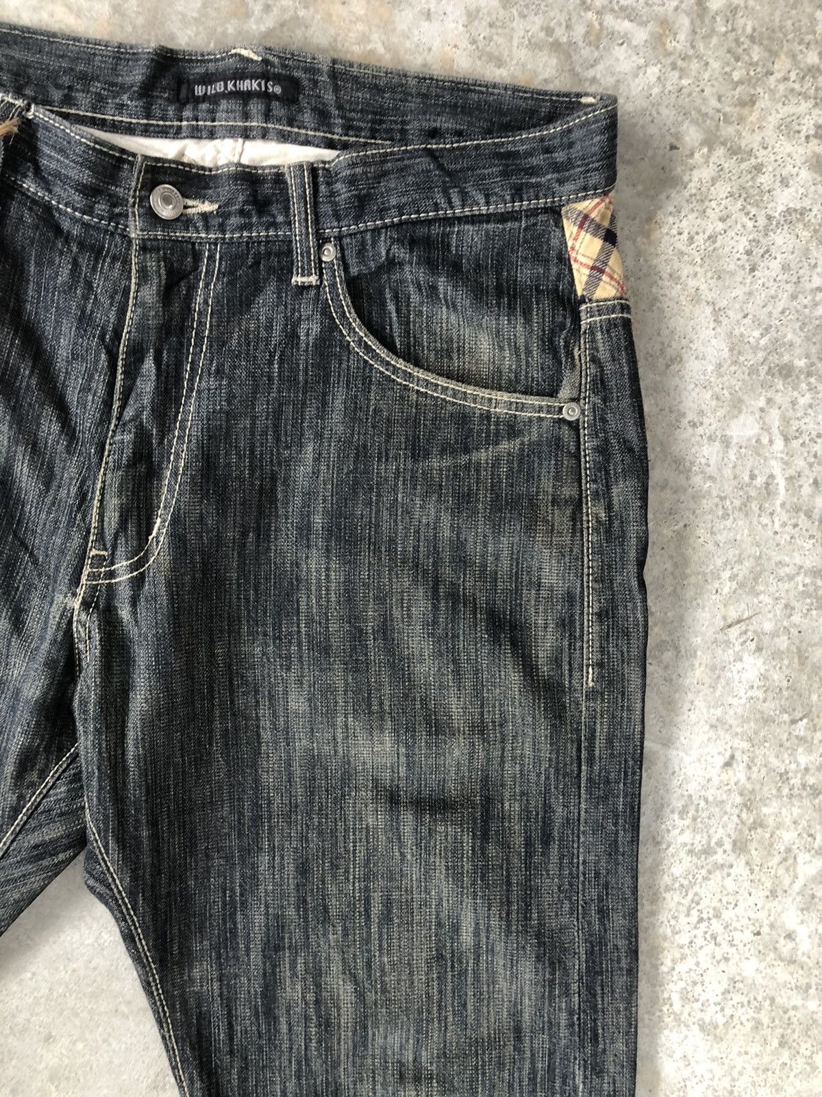 Japanese Brand Japanese Wild Khakis Blanket Navajo Style Distressed Jeans Size US 33 - 5 Thumbnail