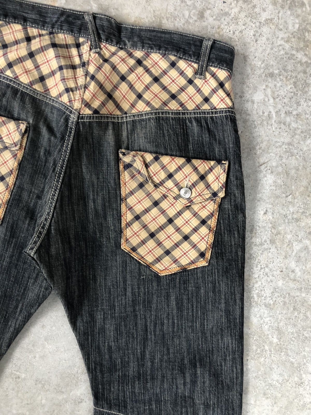 Japanese Brand Japanese Wild Khakis Blanket Navajo Style Distressed Jeans Size US 33 - 10 Thumbnail