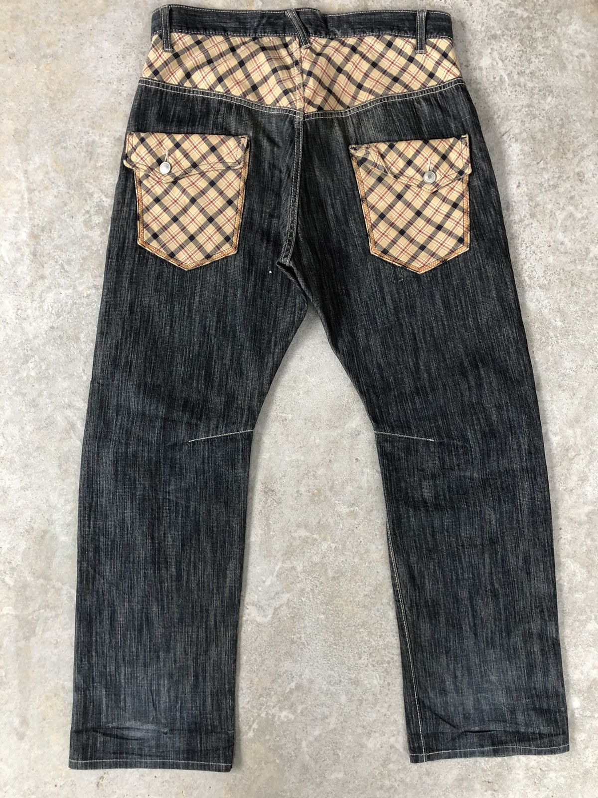 Japanese Brand Japanese Wild Khakis Blanket Navajo Style Distressed Jeans Size US 33 - 1 Thumbnail