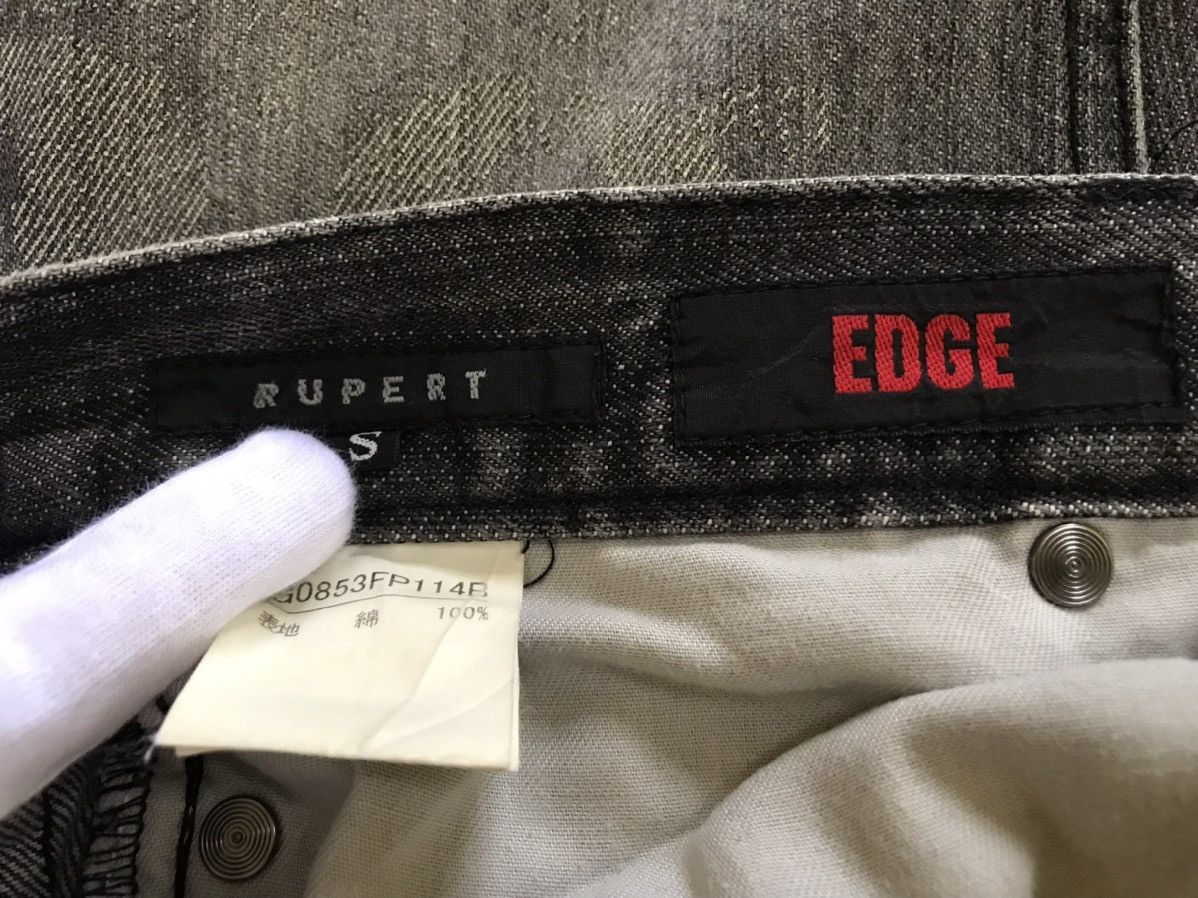 If Six Was Nine Rupert Edge Poem Flare Distressed Jeans Size US 31 - 3 Thumbnail