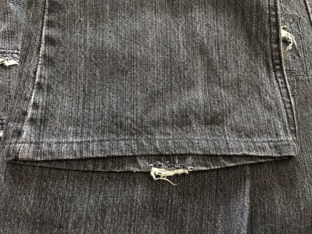 If Six Was Nine Rupert Edge Poem Flare Distressed Jeans Size US 31 - 11 Thumbnail