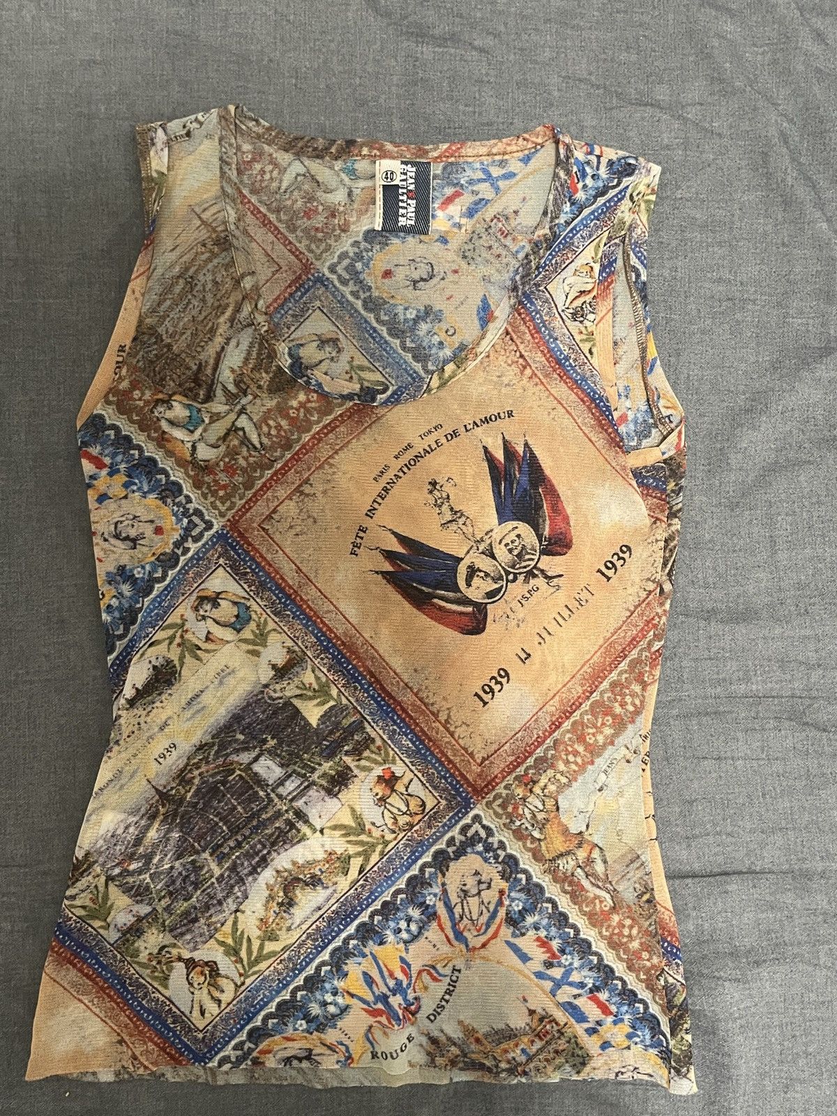JPG Jean Paul Gaultier Mesh Top