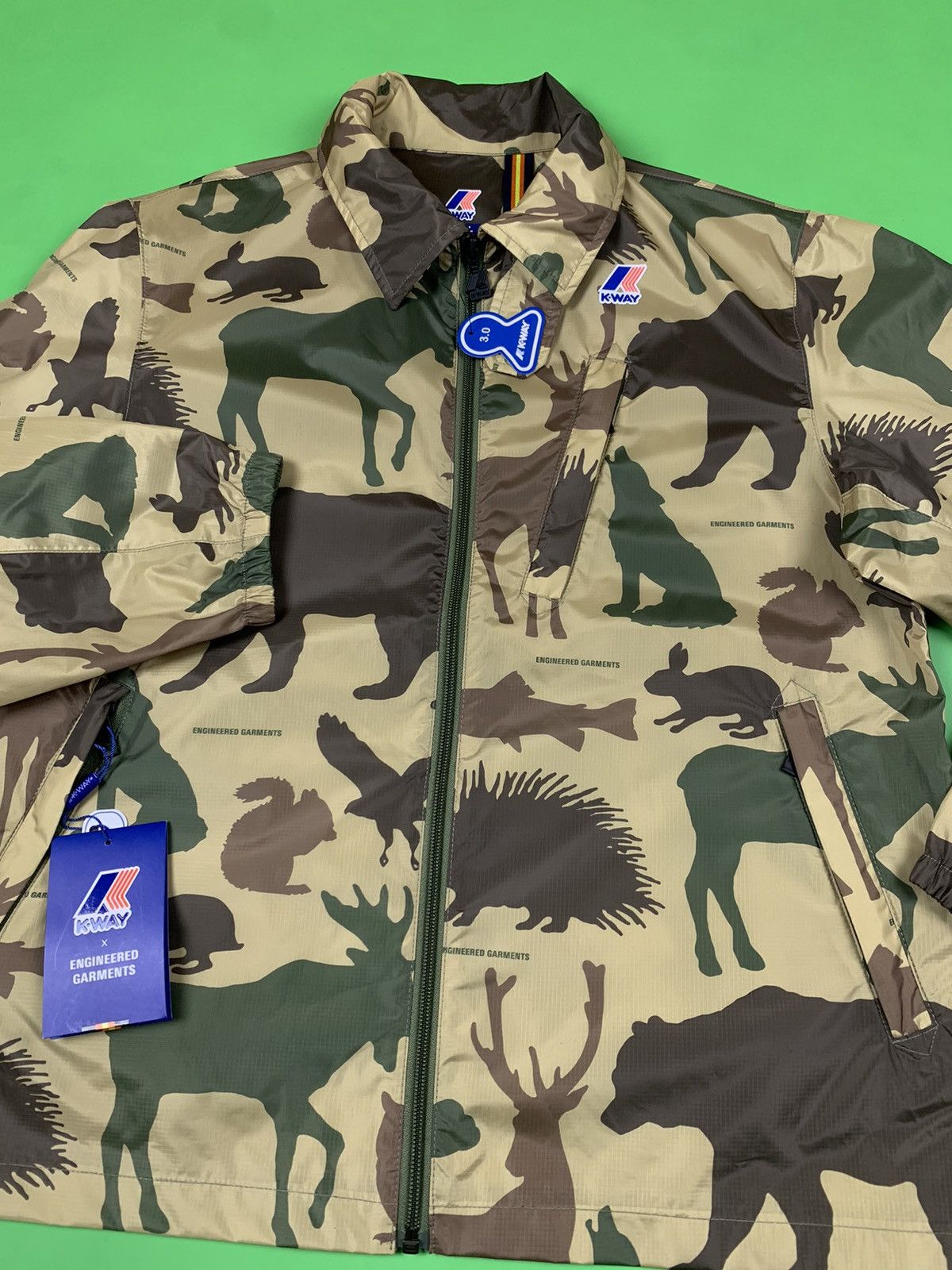 Engineered Garments Engineered Garments x K-Way Nylon Waterproof Packable Jacket Size US S / EU 44-46 / 1 - 2 Thumbnail