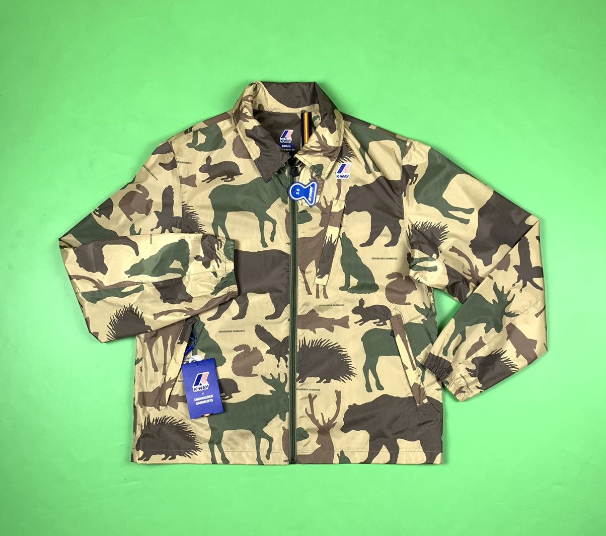 Engineered Garments Engineered Garments x K-Way Nylon Waterproof Packable Jacket Size US S / EU 44-46 / 1 - 1 Thumbnail