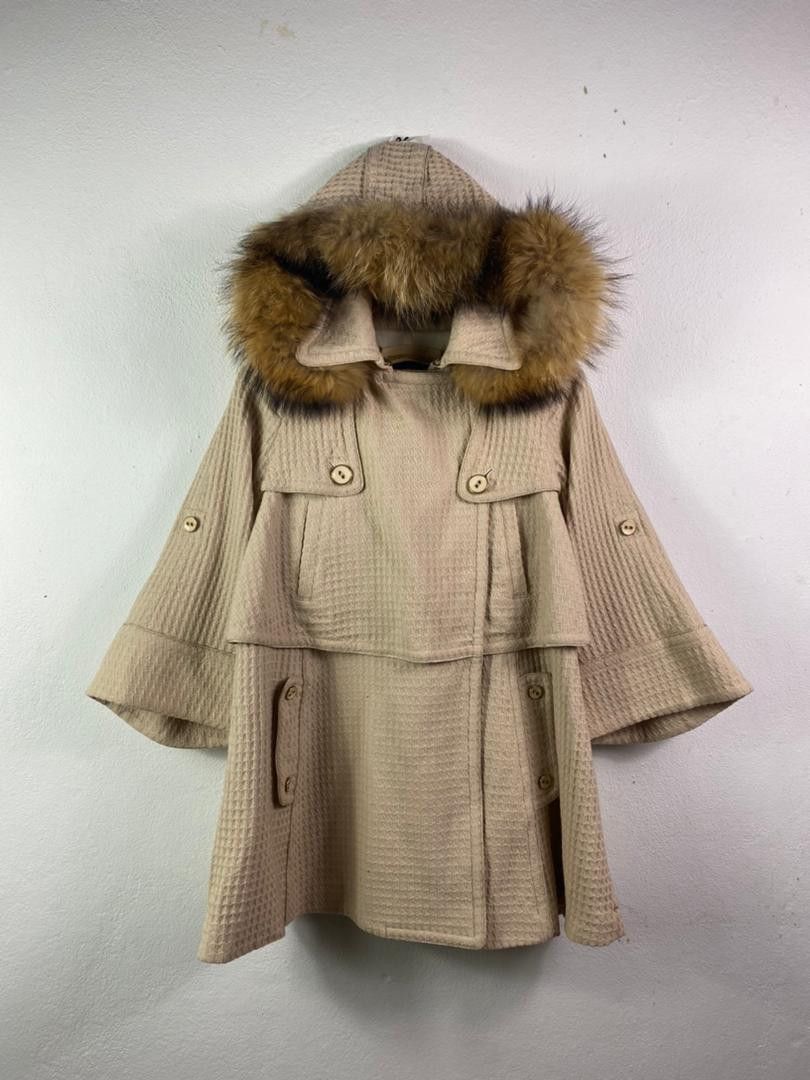 ATSURO TAYAMA × Designer × Le Grande Bleu (L.G.B.) Japanese Designer Atsuro Tayama Fur Winter Jacket Size S / US 4 / IT 40 - 1 Thumbnail