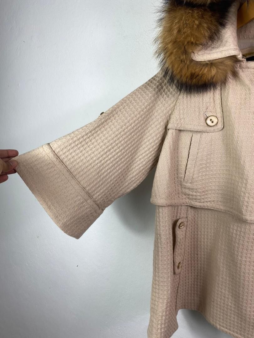 ATSURO TAYAMA × Designer × Le Grande Bleu (L.G.B.) Japanese Designer Atsuro Tayama Fur Winter Jacket Size S / US 4 / IT 40 - 4 Thumbnail