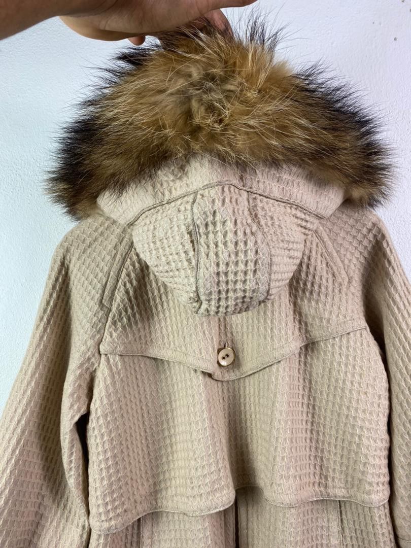 ATSURO TAYAMA × Designer × Le Grande Bleu (L.G.B.) Japanese Designer Atsuro Tayama Fur Winter Jacket Size S / US 4 / IT 40 - 9 Thumbnail