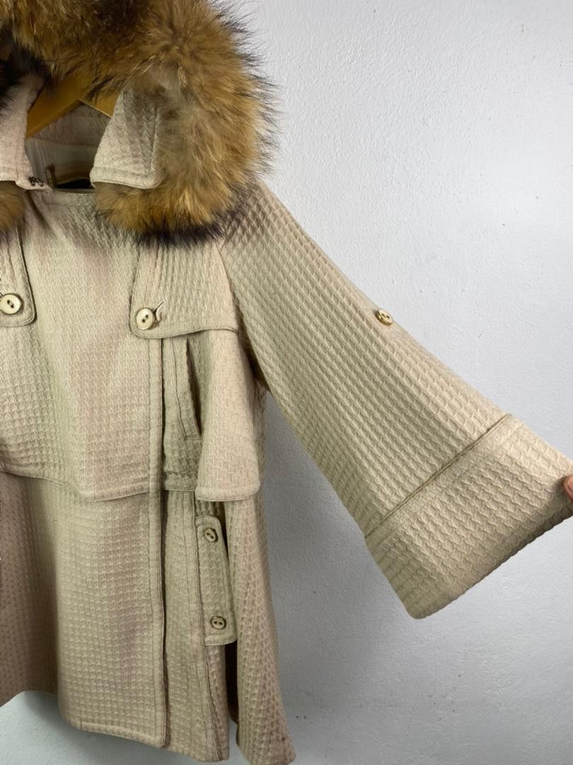 ATSURO TAYAMA × Designer × Le Grande Bleu (L.G.B.) Japanese Designer Atsuro Tayama Fur Winter Jacket Size S / US 4 / IT 40 - 5 Thumbnail