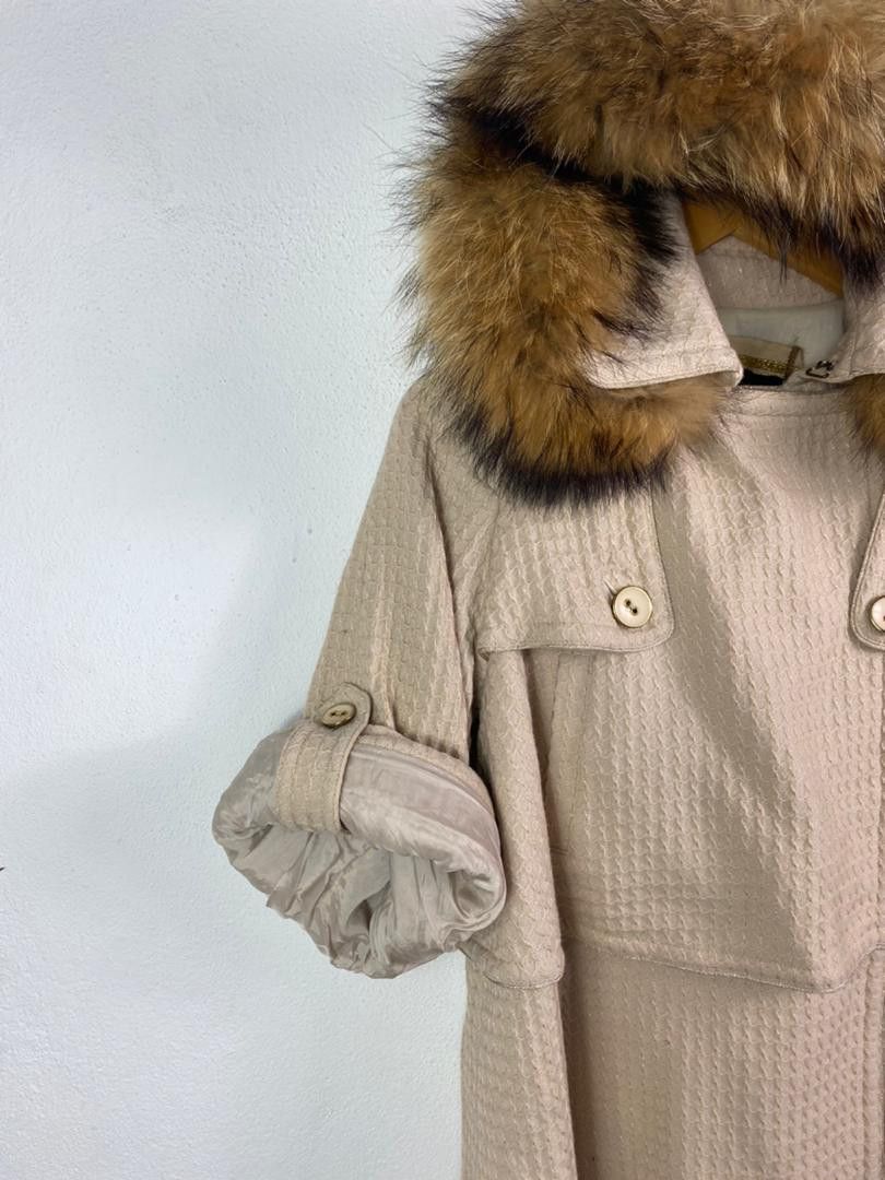 ATSURO TAYAMA × Designer × Le Grande Bleu (L.G.B.) Japanese Designer Atsuro Tayama Fur Winter Jacket Size S / US 4 / IT 40 - 6 Thumbnail