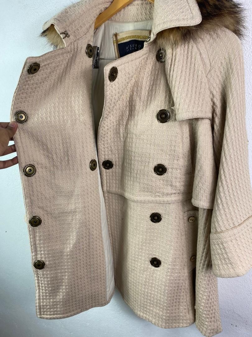 ATSURO TAYAMA × Designer × Le Grande Bleu (L.G.B.) Japanese Designer Atsuro Tayama Fur Winter Jacket Size S / US 4 / IT 40 - 14 Thumbnail