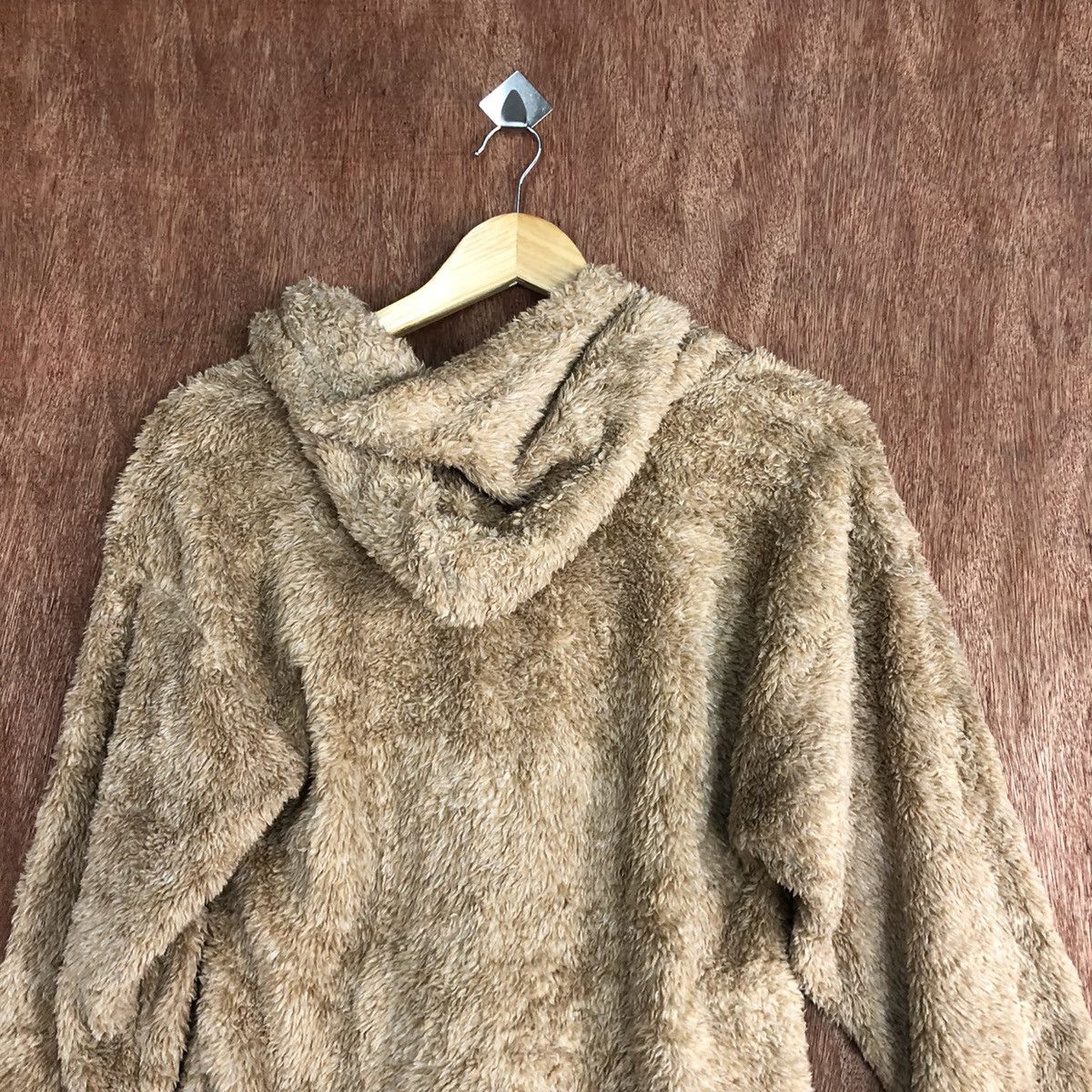Disney Chip N Dale Peach Mohair fleece hoodie sweatshirt #H223 Size US S / EU 44-46 / 1 - 13 Thumbnail