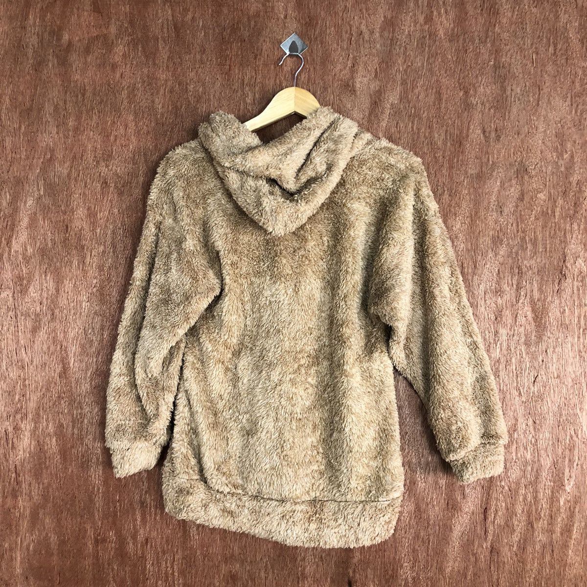 Disney Chip N Dale Peach Mohair fleece hoodie sweatshirt #H223 Size US S / EU 44-46 / 1 - 12 Thumbnail