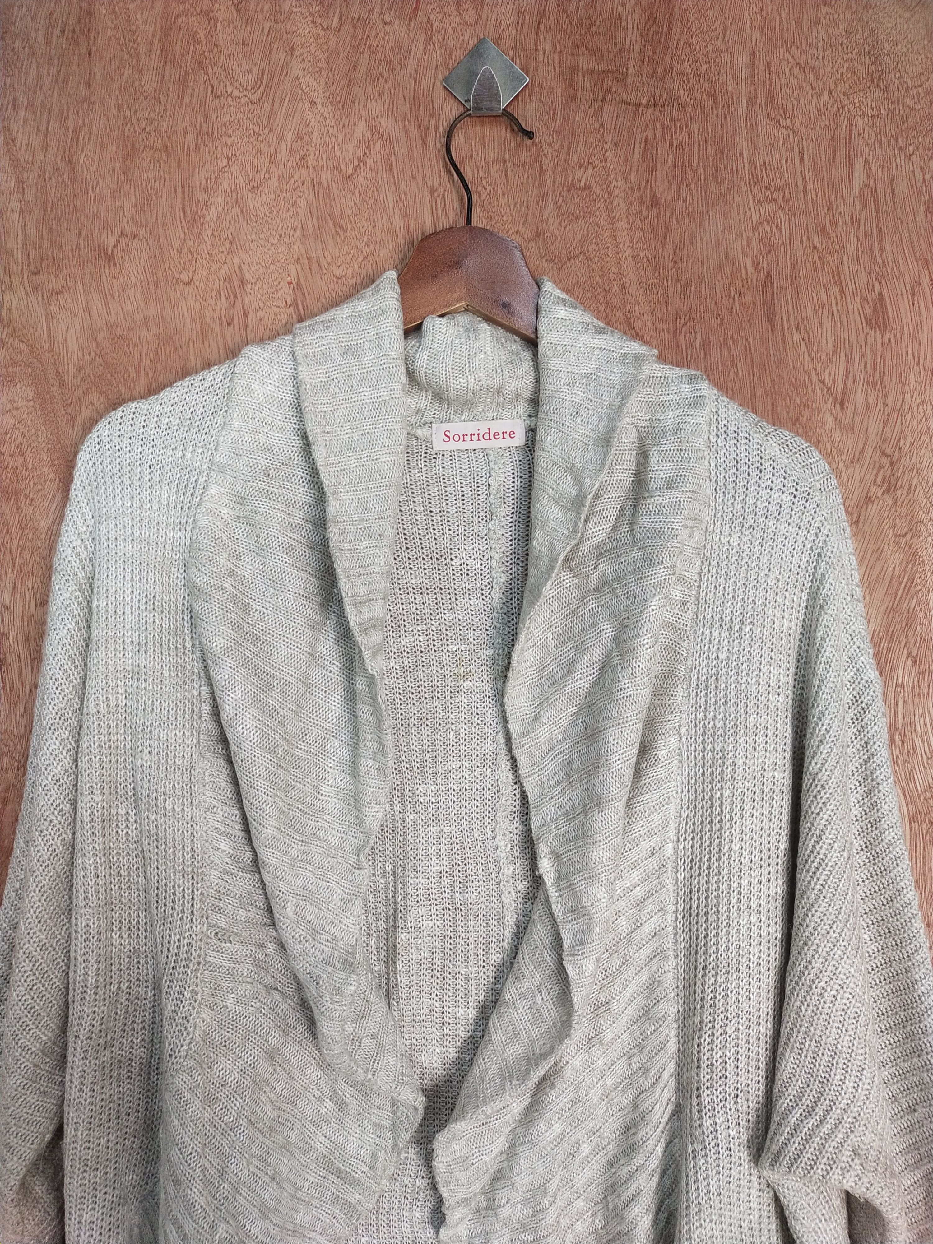 Homespun Knitwear Sorridere gray cardigan knitwear #H272 Size US L / EU 52-54 / 3 - 2 Thumbnail