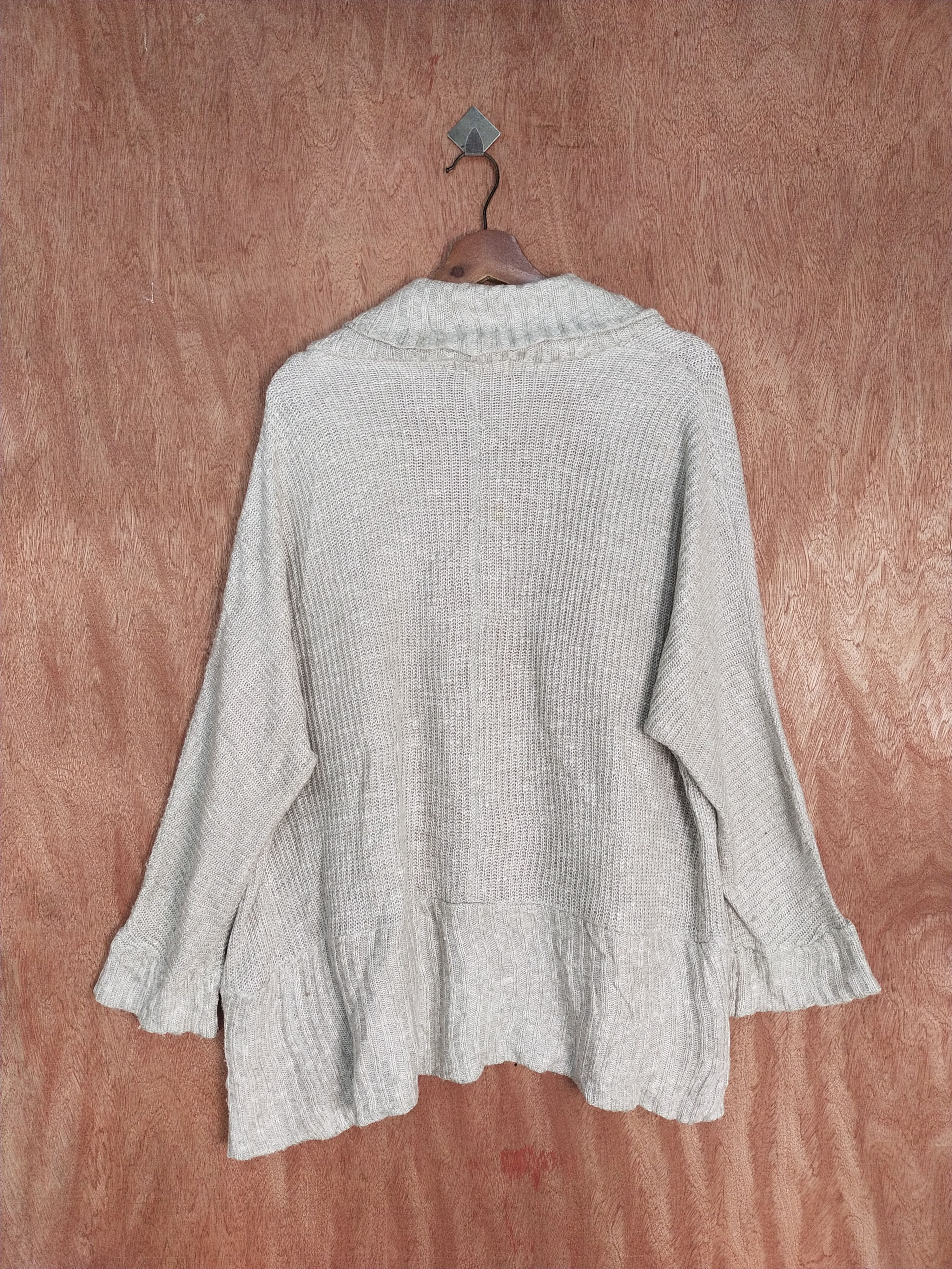 Homespun Knitwear Sorridere gray cardigan knitwear #H272 Size US L / EU 52-54 / 3 - 9 Thumbnail