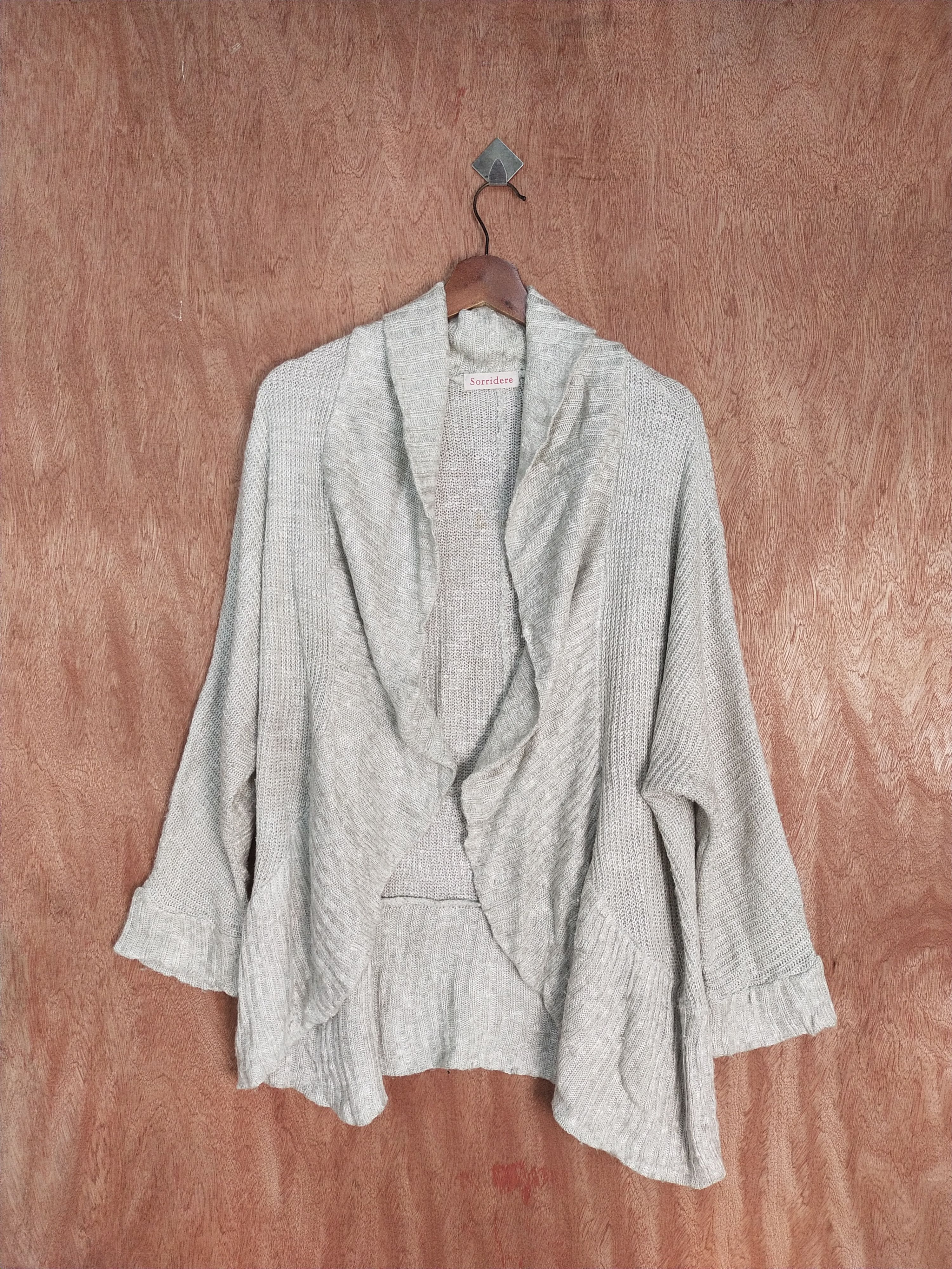 Homespun Knitwear Sorridere gray cardigan knitwear #H272 Size US L / EU 52-54 / 3 - 1 Thumbnail