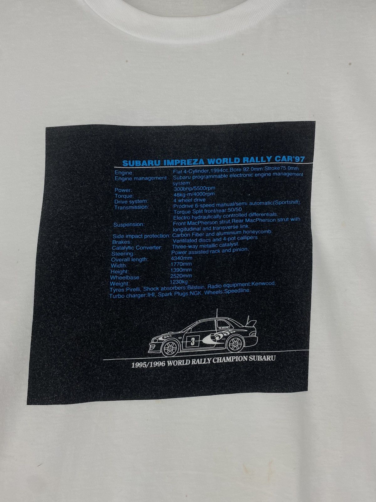 Vintage Vintage rally Subaru Impreza Size US M / EU 48-50 / 2 - 3 Thumbnail