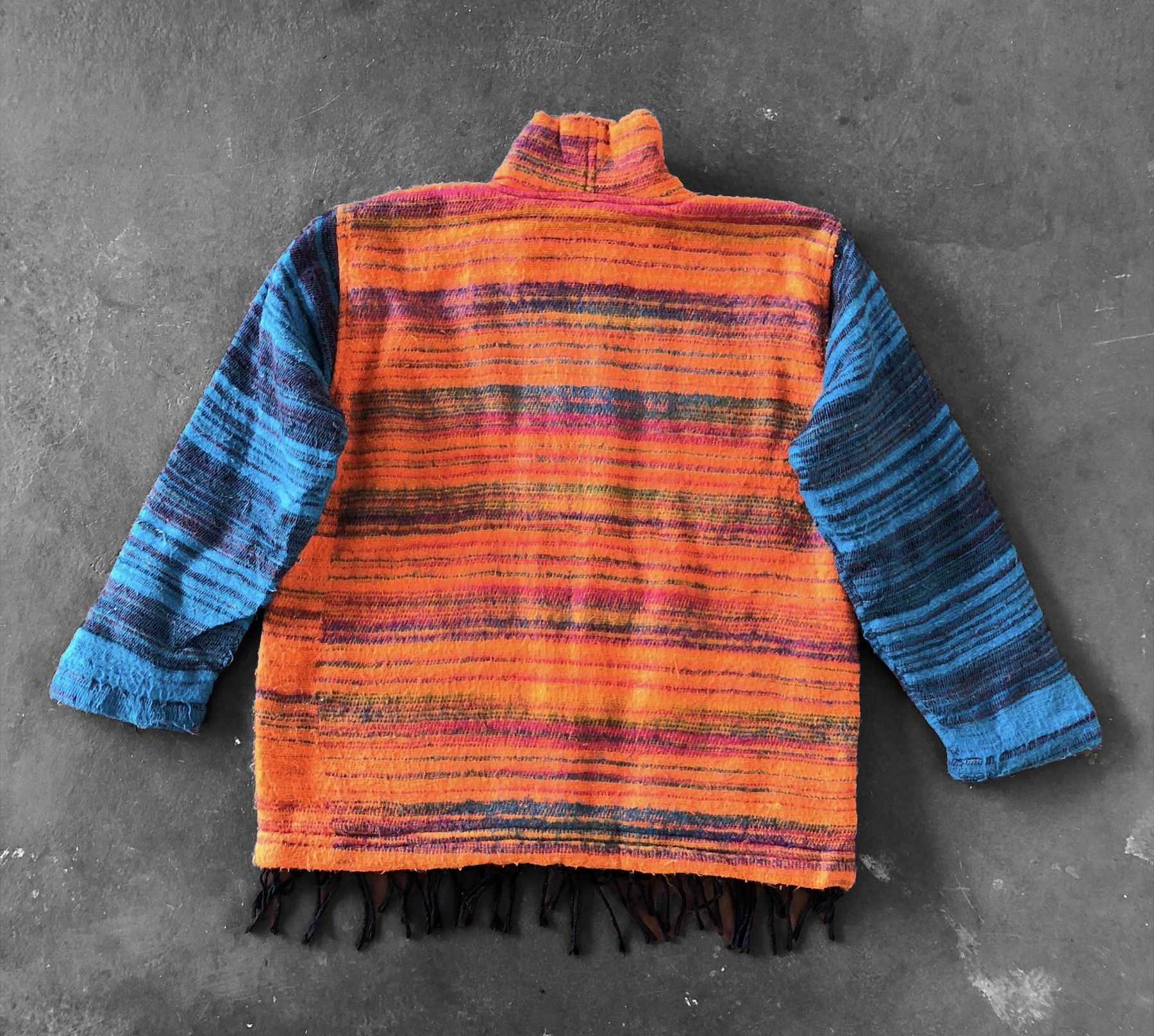 Native × Vintage RARE🔥VINTAGE NATIVE WOOL BLEND KNIT PATCHBLOCKS JACKET Size US S / EU 44-46 / 1 - 2 Thumbnail