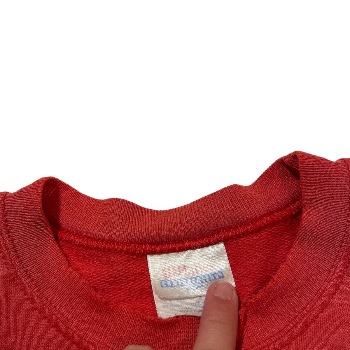 Hanes 90s Hanes Sweatshirt Red Faded Size US XL / EU 56 / 4 - 4 Thumbnail