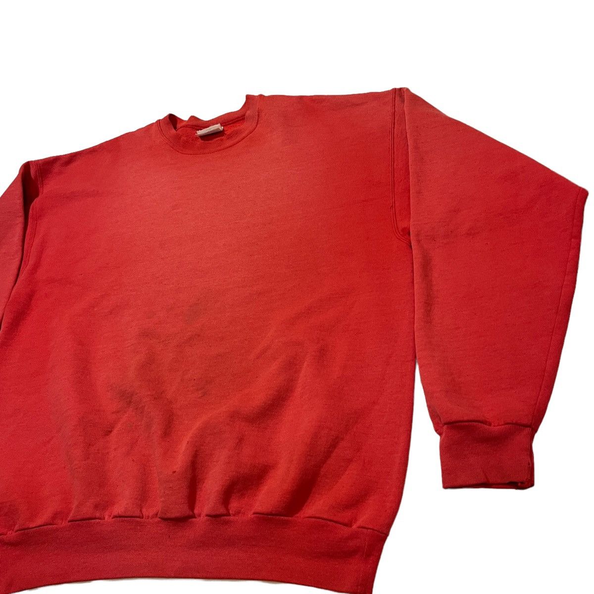 Hanes 90s Hanes Sweatshirt Red Faded Size US XL / EU 56 / 4 - 2 Thumbnail