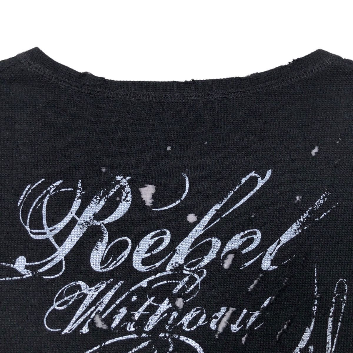5351 POUR LES HOMMES 5351 Pour Les Hommes Distressed Rebel Tee Size US M / EU 48-50 / 2 - 7 Thumbnail