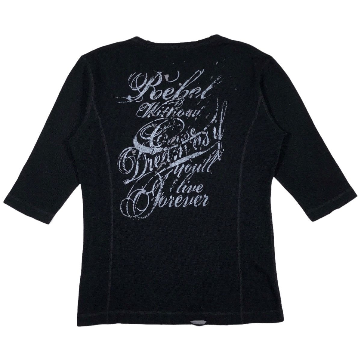 5351 POUR LES HOMMES 5351 Pour Les Hommes Distressed Rebel Tee Size US M / EU 48-50 / 2 - 2 Thumbnail