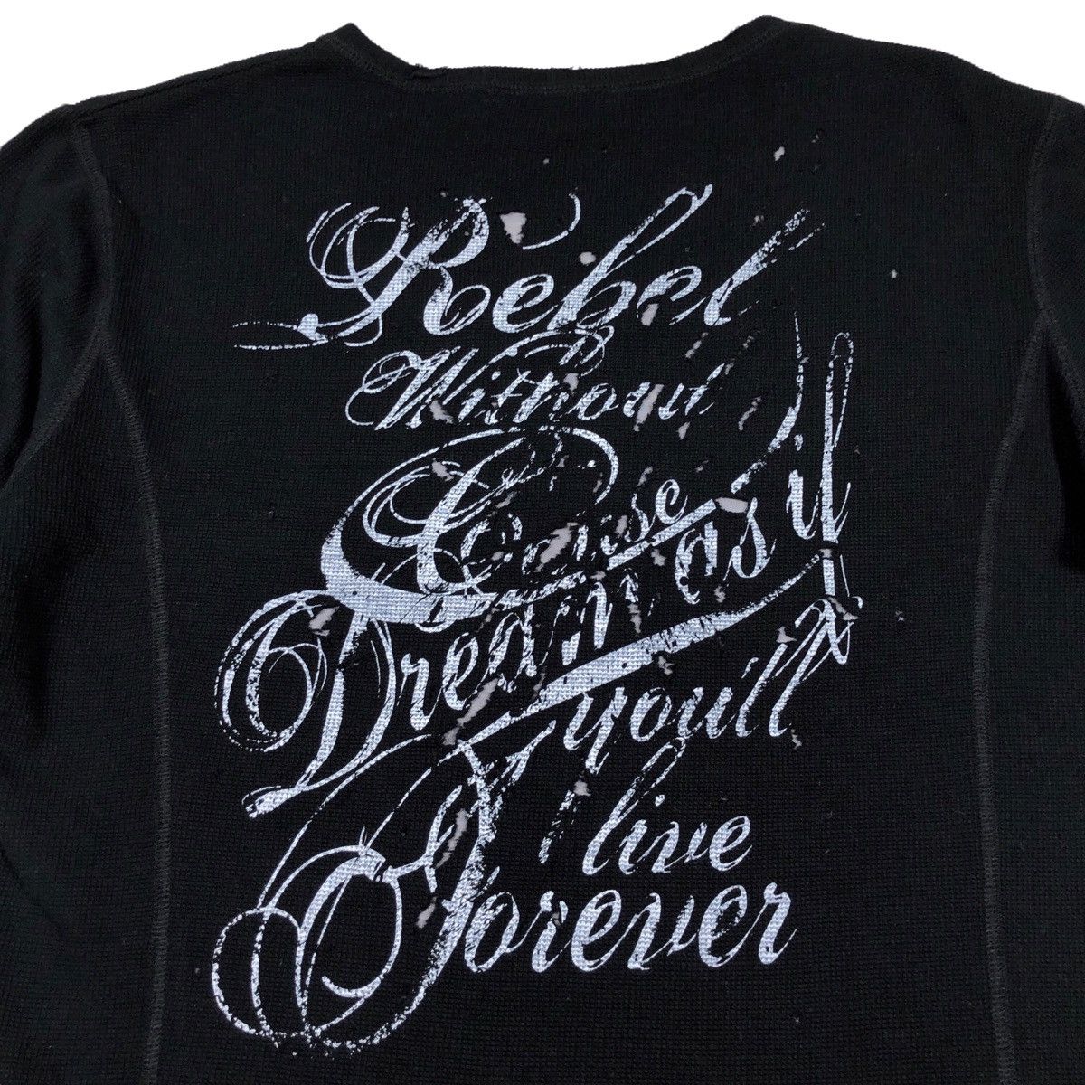 5351 POUR LES HOMMES 5351 Pour Les Hommes Distressed Rebel Tee Size US M / EU 48-50 / 2 - 4 Thumbnail
