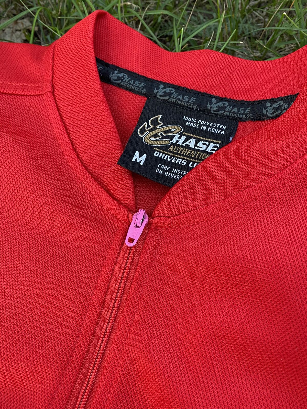 Chase Authentics × NASCAR × Vintage Vintage NASCAR Chase Zip shirt Red Budweiser 8 jersey Size US M / EU 48-50 / 2 - 4 Thumbnail