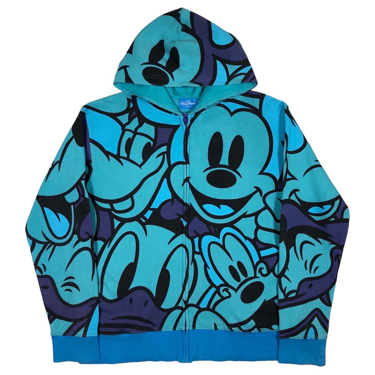 Disney Disney Tokyo All Over Print Zip Up Hoodie Size US L / EU 52-54 / 3 - 1 Thumbnail