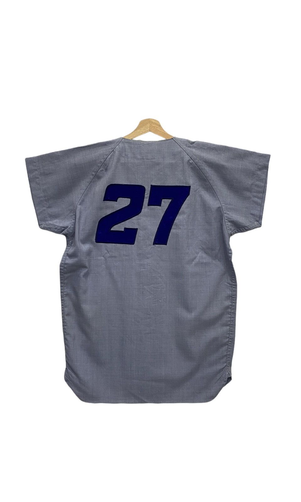Japanese Brand NIPPON 80s SHARKS 27 VINTAGE BASEBALL SHIRTS Size US S / EU 44-46 / 1 - 4 Thumbnail