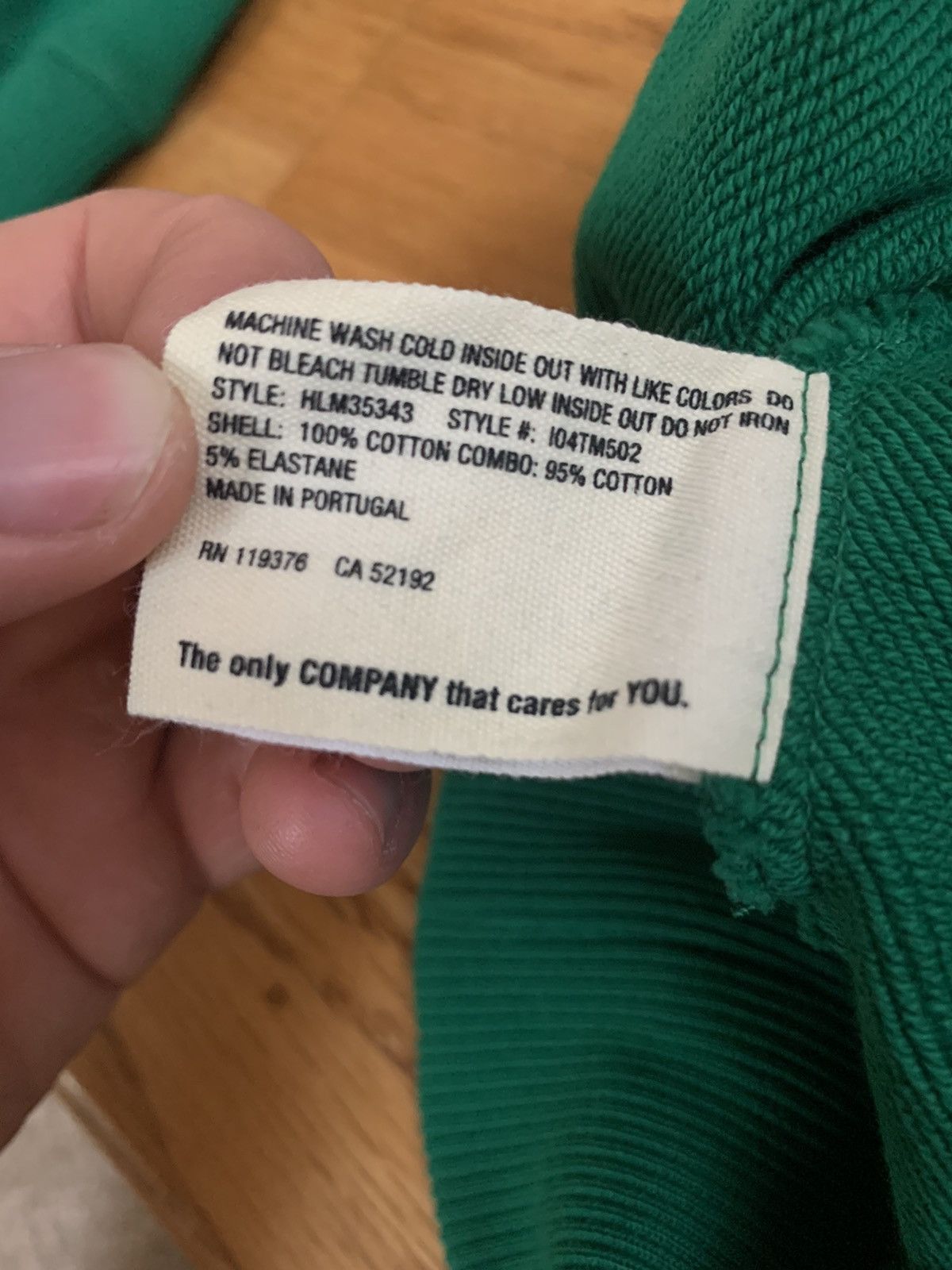 Helmut Lang Taxi hoodie green Size US XL / EU 56 / 4 - 7 Thumbnail