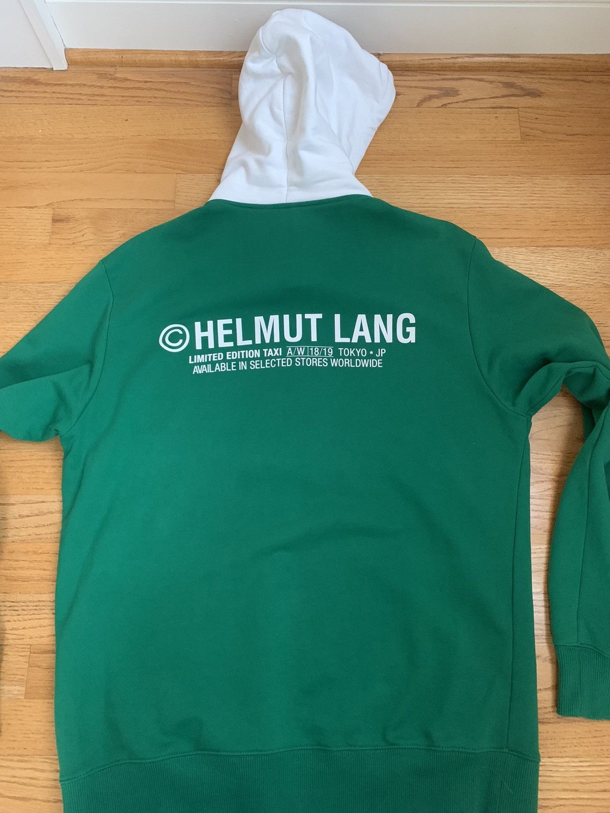 Helmut Lang Taxi hoodie green Size US XL / EU 56 / 4 - 2 Thumbnail