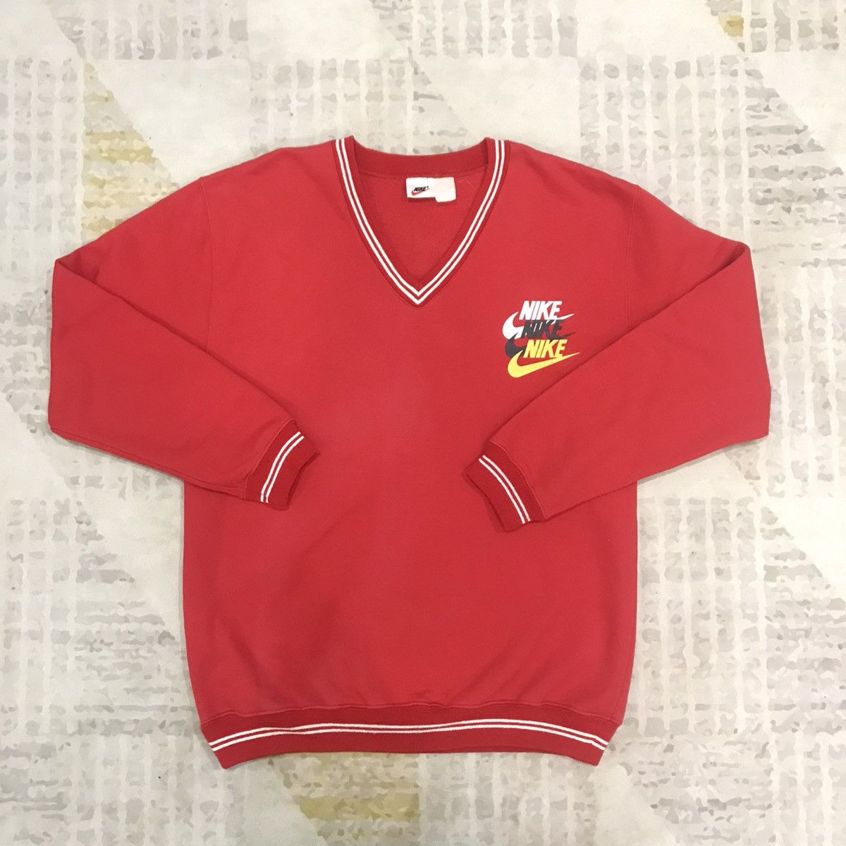 NIKE VINTAGE V NECK JUMPER