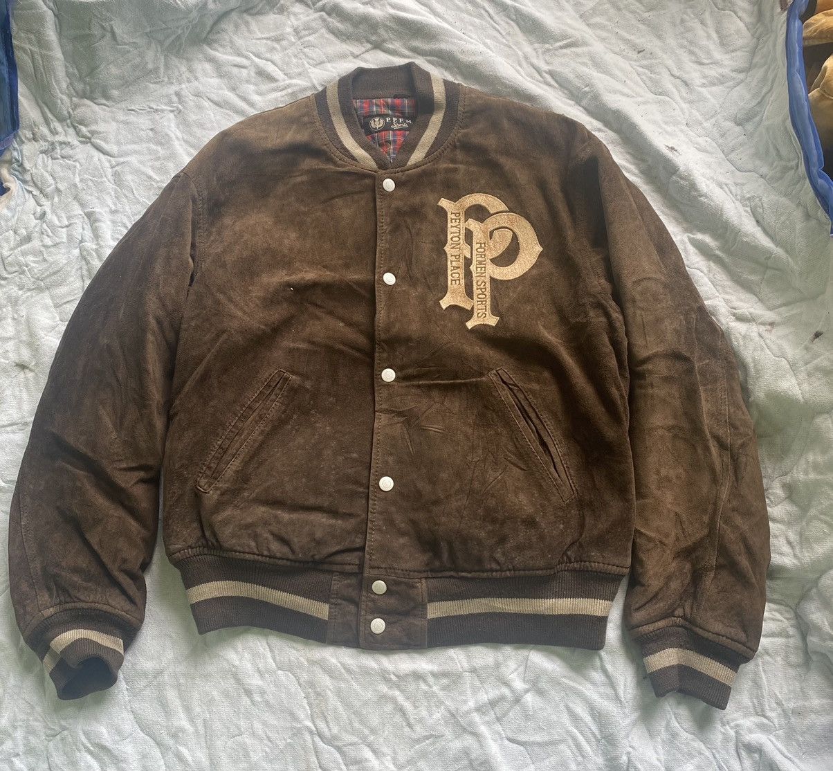 PPFM VARSITY SUEDE VARSITY JACKET
