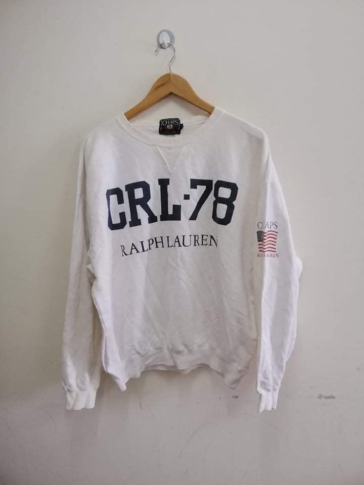 Chaps Ralph Lauren Vintage Chap Ralph Lauren big logo sweatshirts CRL-78 Size US L / EU 52-54 / 3 - 1 Thumbnail