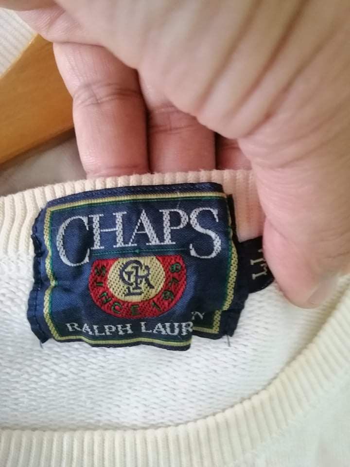 Chaps Ralph Lauren Vintage Chap Ralph Lauren big logo sweatshirts CRL-78 Size US L / EU 52-54 / 3 - 4 Thumbnail