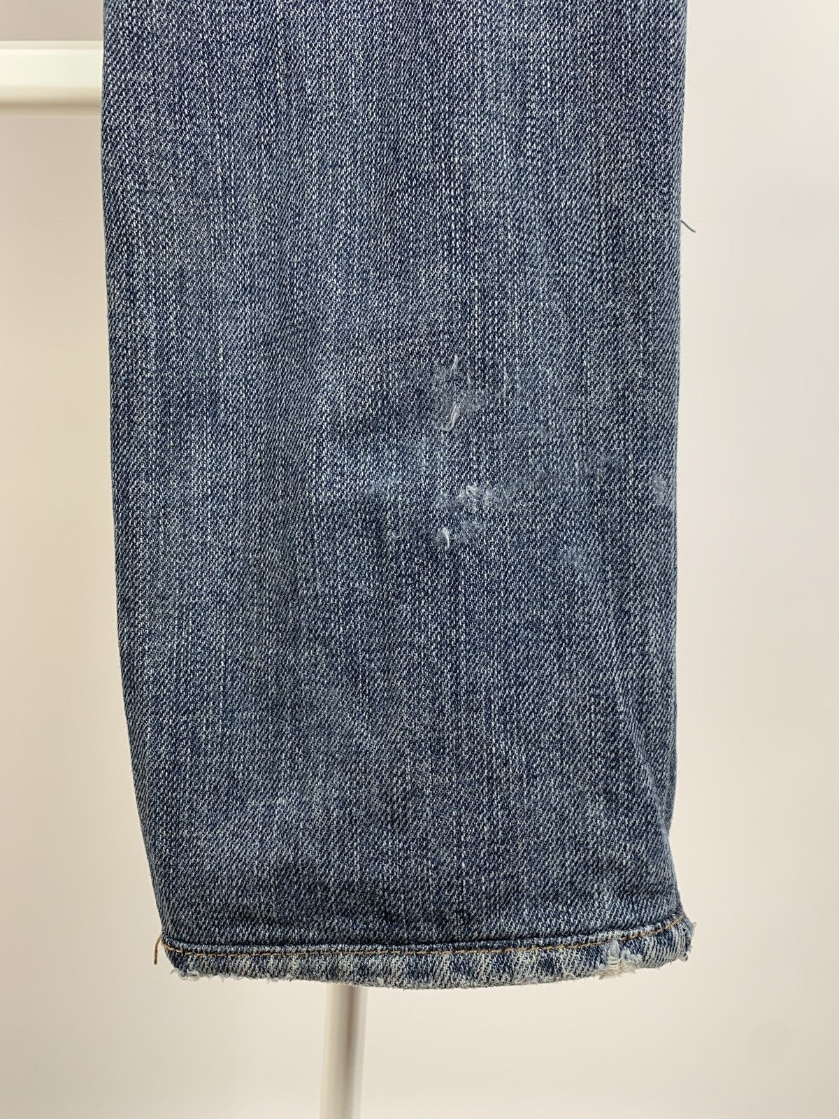 Balmain Paris Biker Blue Denim Skinny Jeans Pants