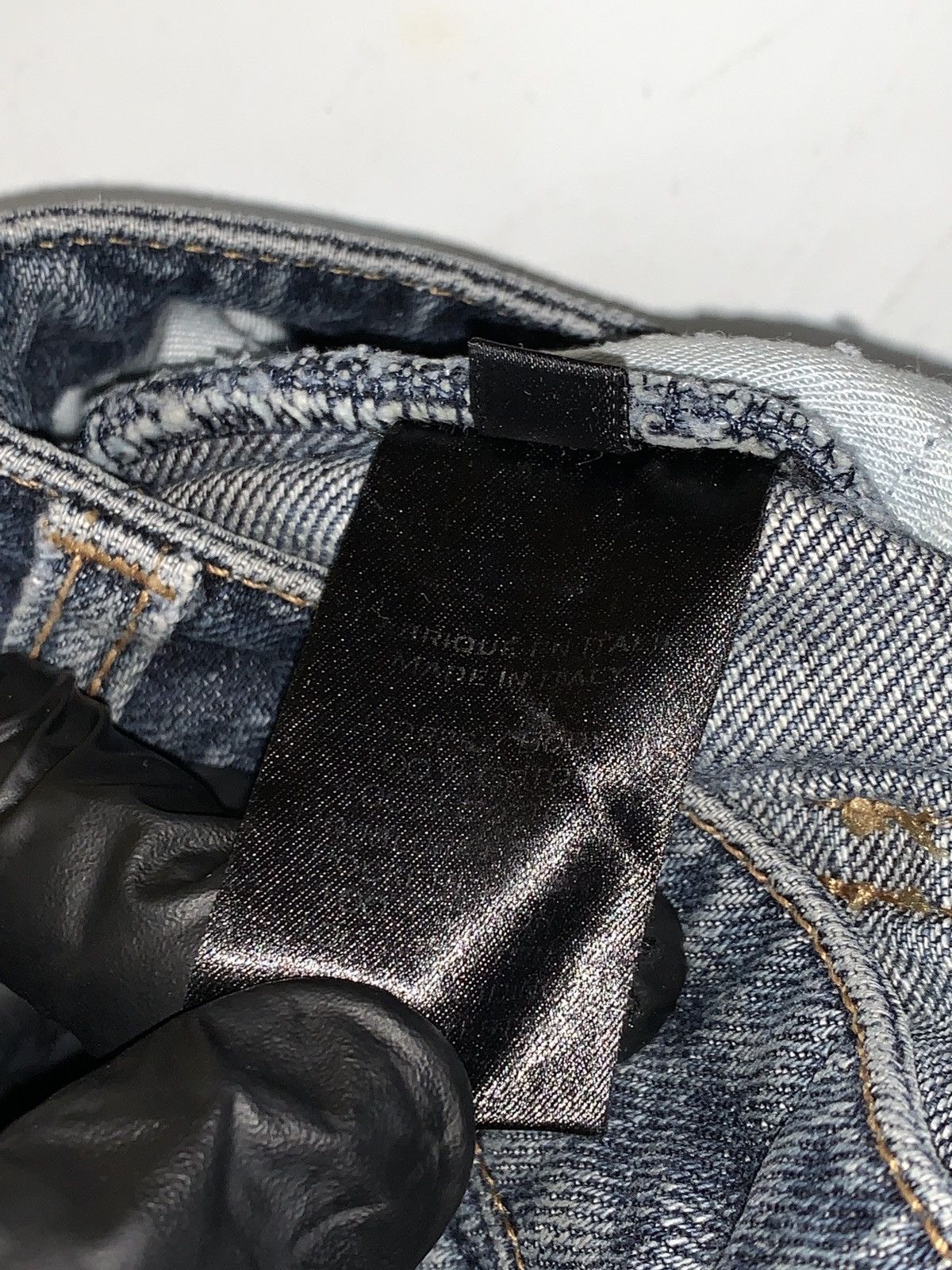 Balmain Paris Biker Blue Denim Skinny Jeans Pants