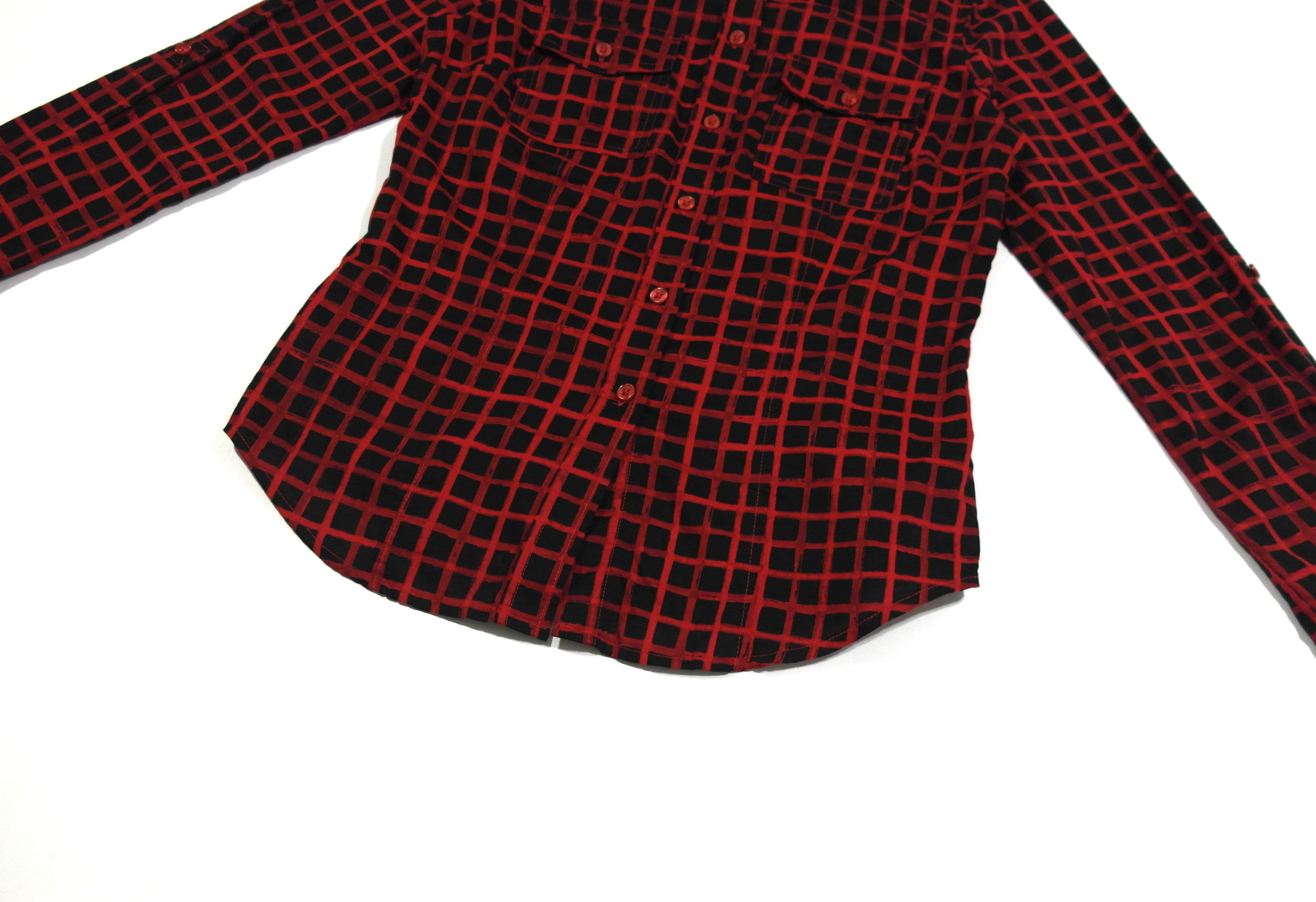 Michael Kors Michael Kors Plaid Shirt Womens Sz XS Size XS / US 0-2 / IT 36-38 - 4 Thumbnail