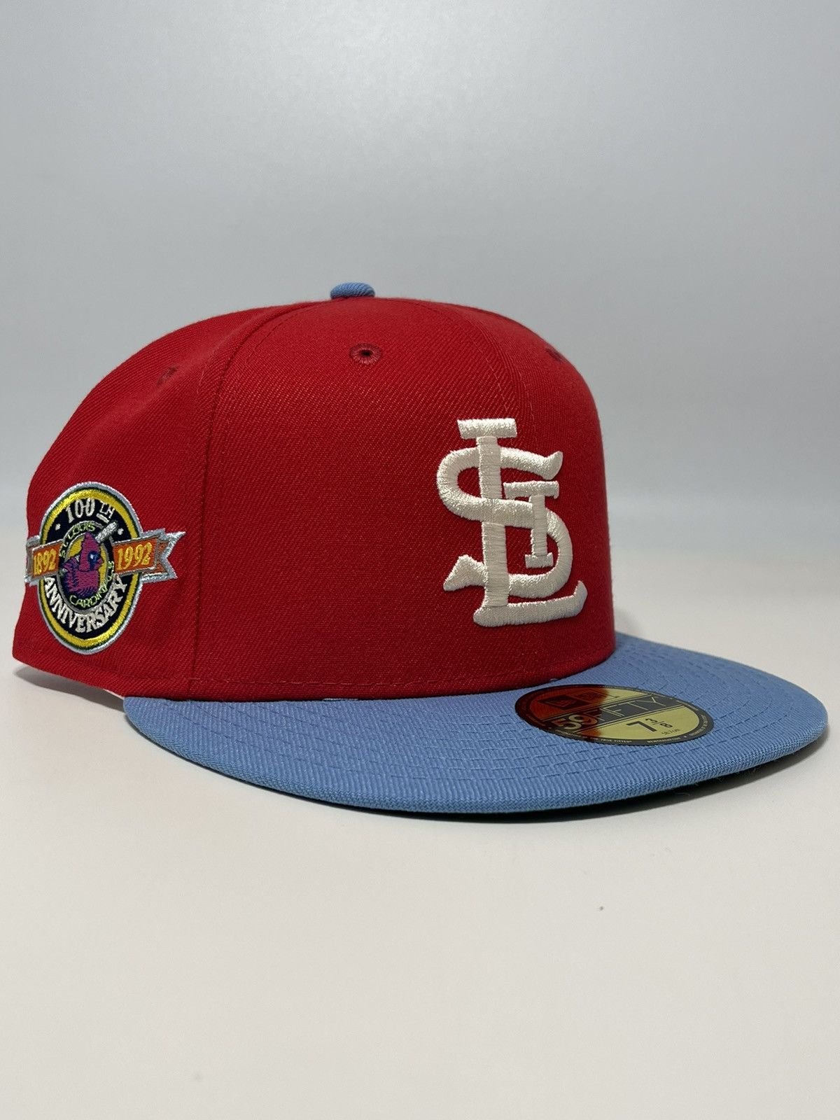 7 1/8 MyFitteds St. Louis Cardinals Munger Moss Red Blue Not Capsule Hat  Club