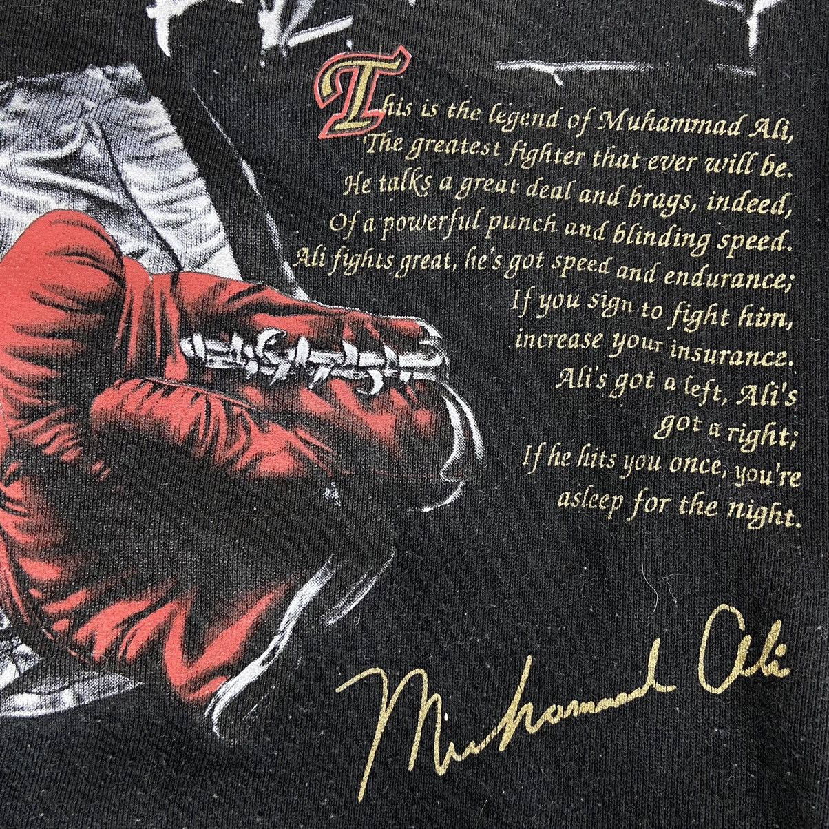 Vintage 1980s MUHHAMAD ALI LEGEND - ARCHIVE RARE SWEATSHIRT - № 1027 Size US L / EU 52-54 / 3 - 9 Thumbnail