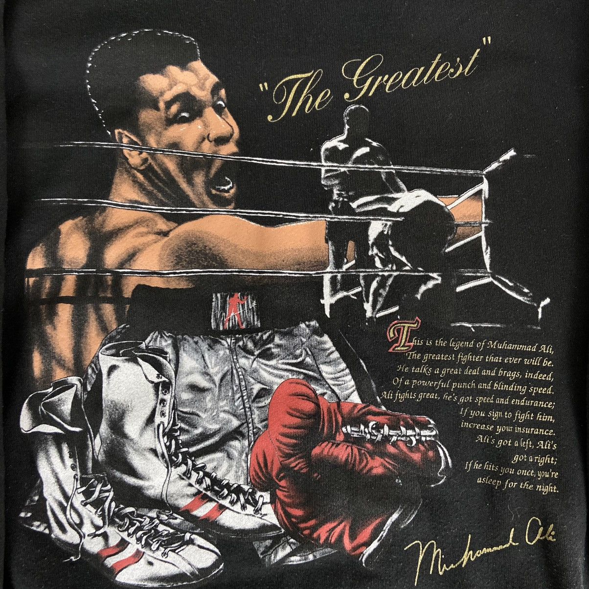 Vintage 1980s MUHHAMAD ALI LEGEND - ARCHIVE RARE SWEATSHIRT - № 1027 Size US L / EU 52-54 / 3 - 6 Thumbnail